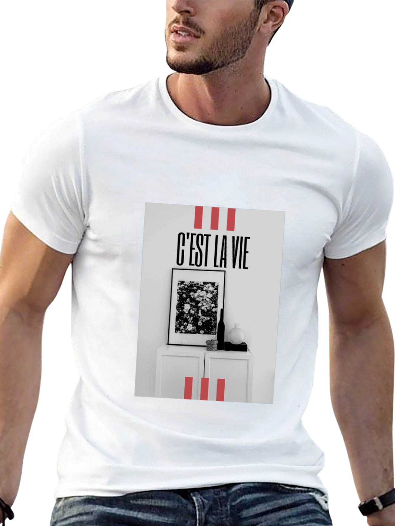 Cest La Vie Graphic T-Shirt - Stylish Casual Tee