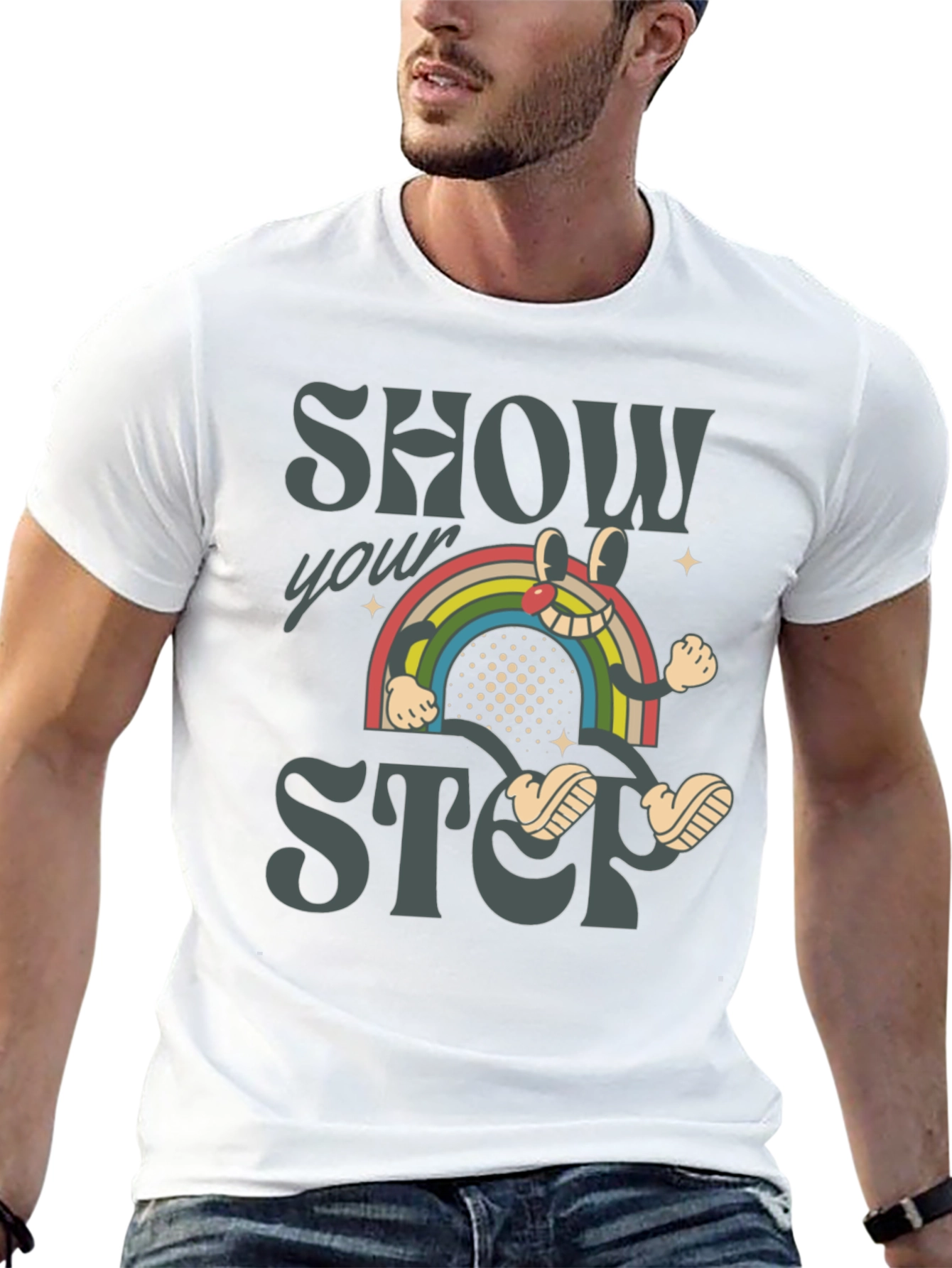 Show Your Step Rainbow T-Shirt