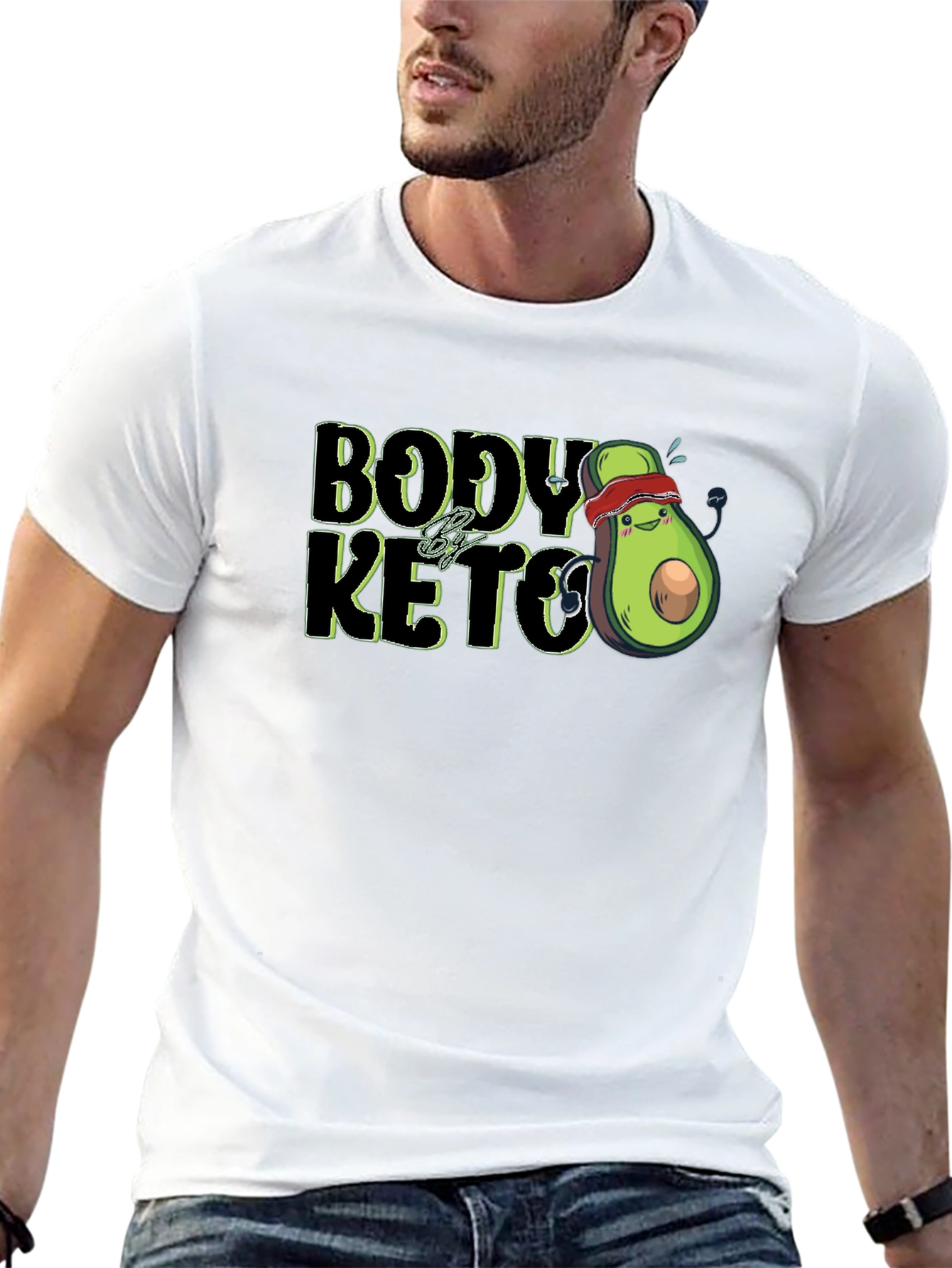 Body By Keto Avocado T-Shirt - Unisex