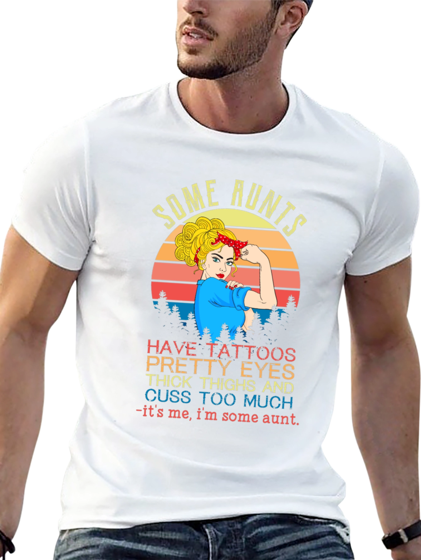 Some Aunts T-Shirt - Tattooed Aunt Graphic Tee