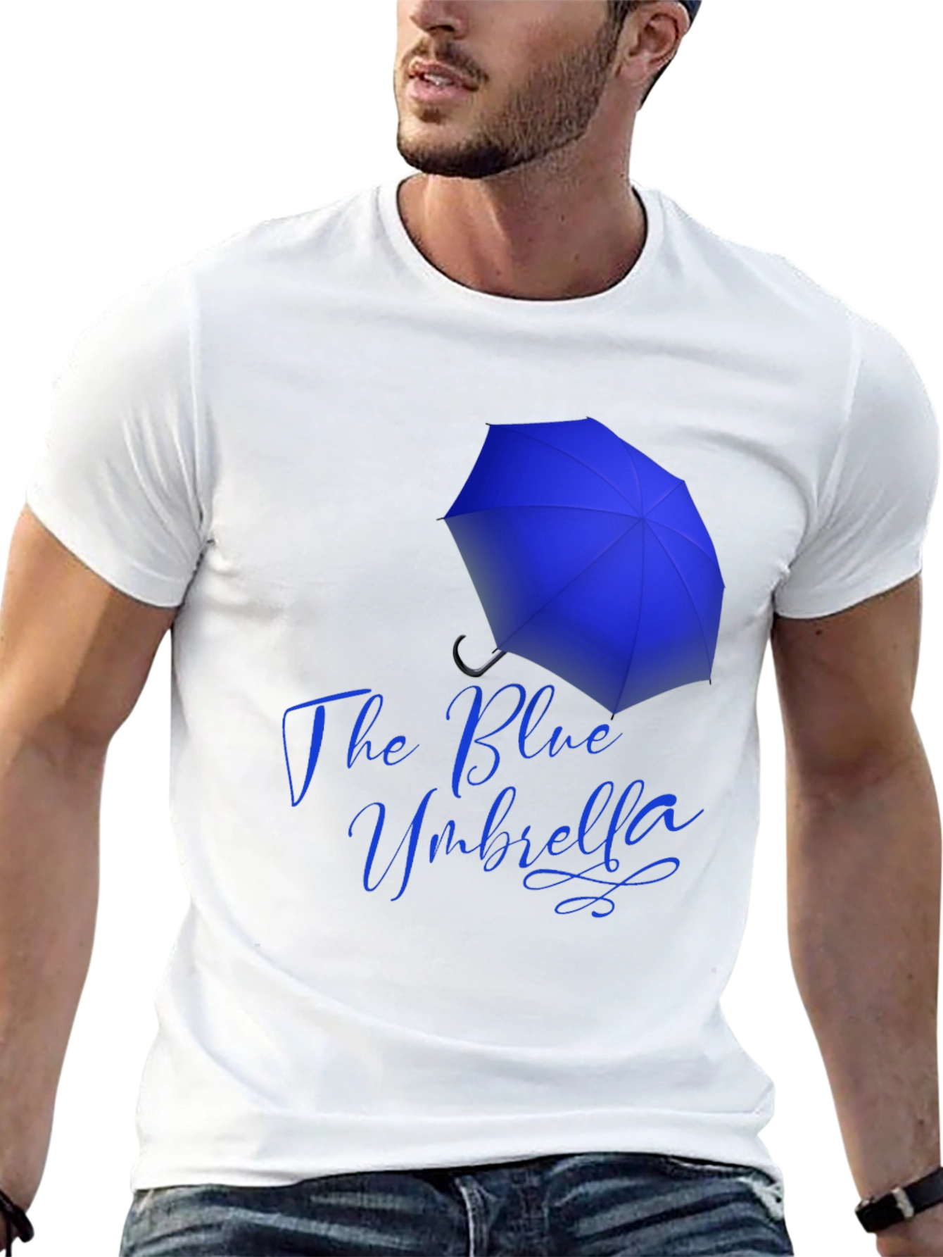 The Blue Umbrella Graphic Tee - Stylish Comfort