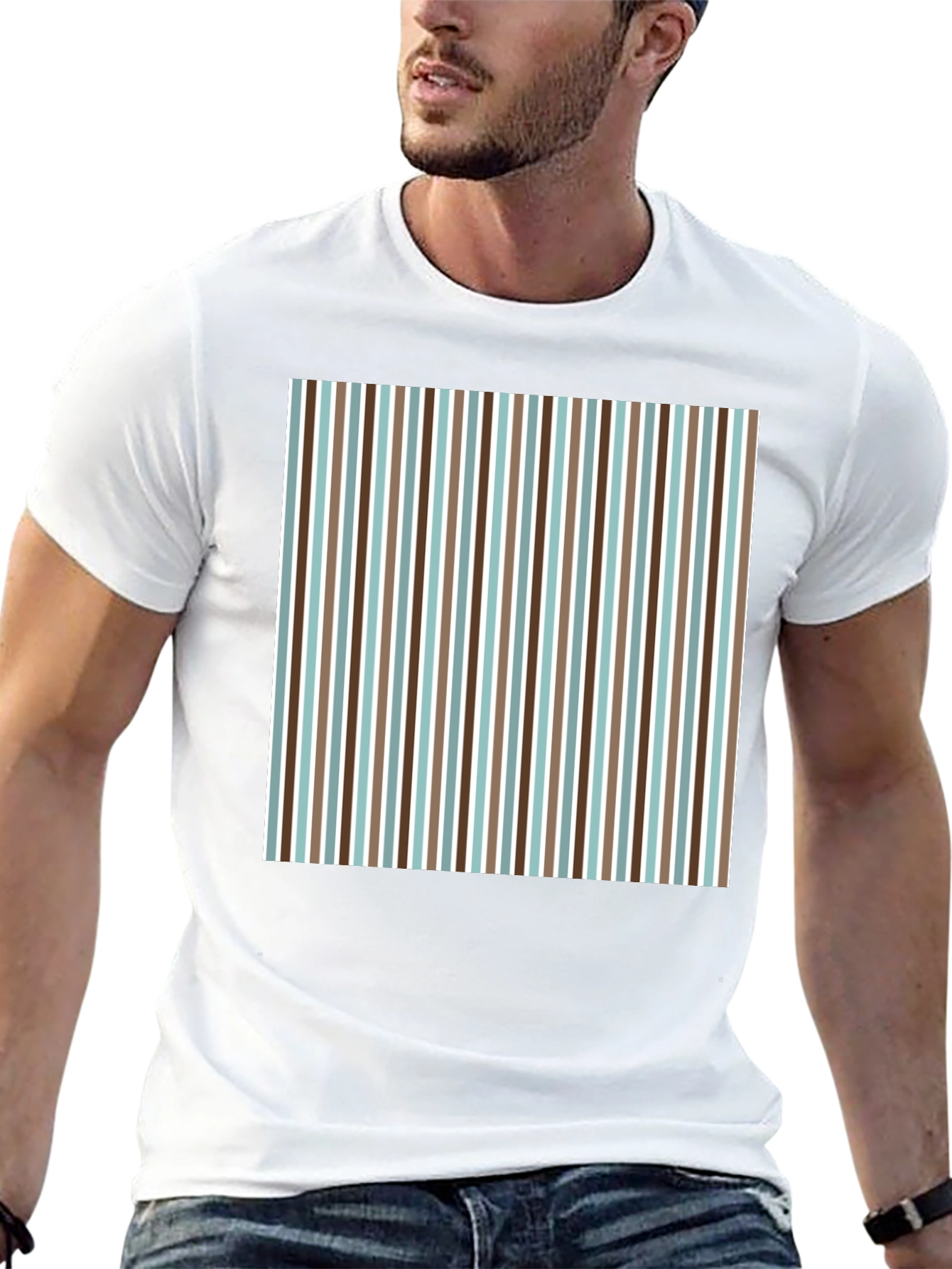 Striped Pattern Tee