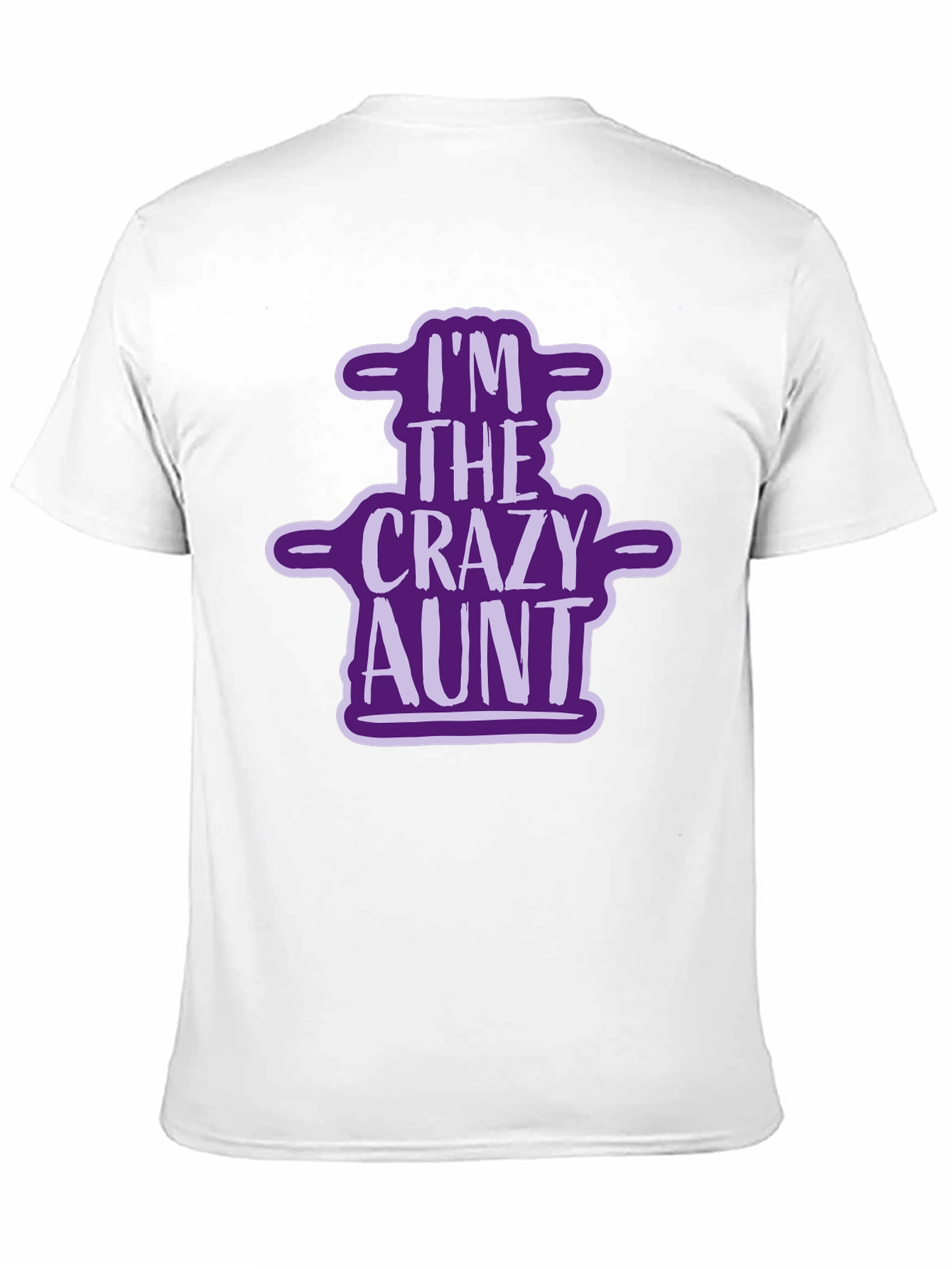 Crazy Aunt Graphic Tee - Novelty T-Shirt
