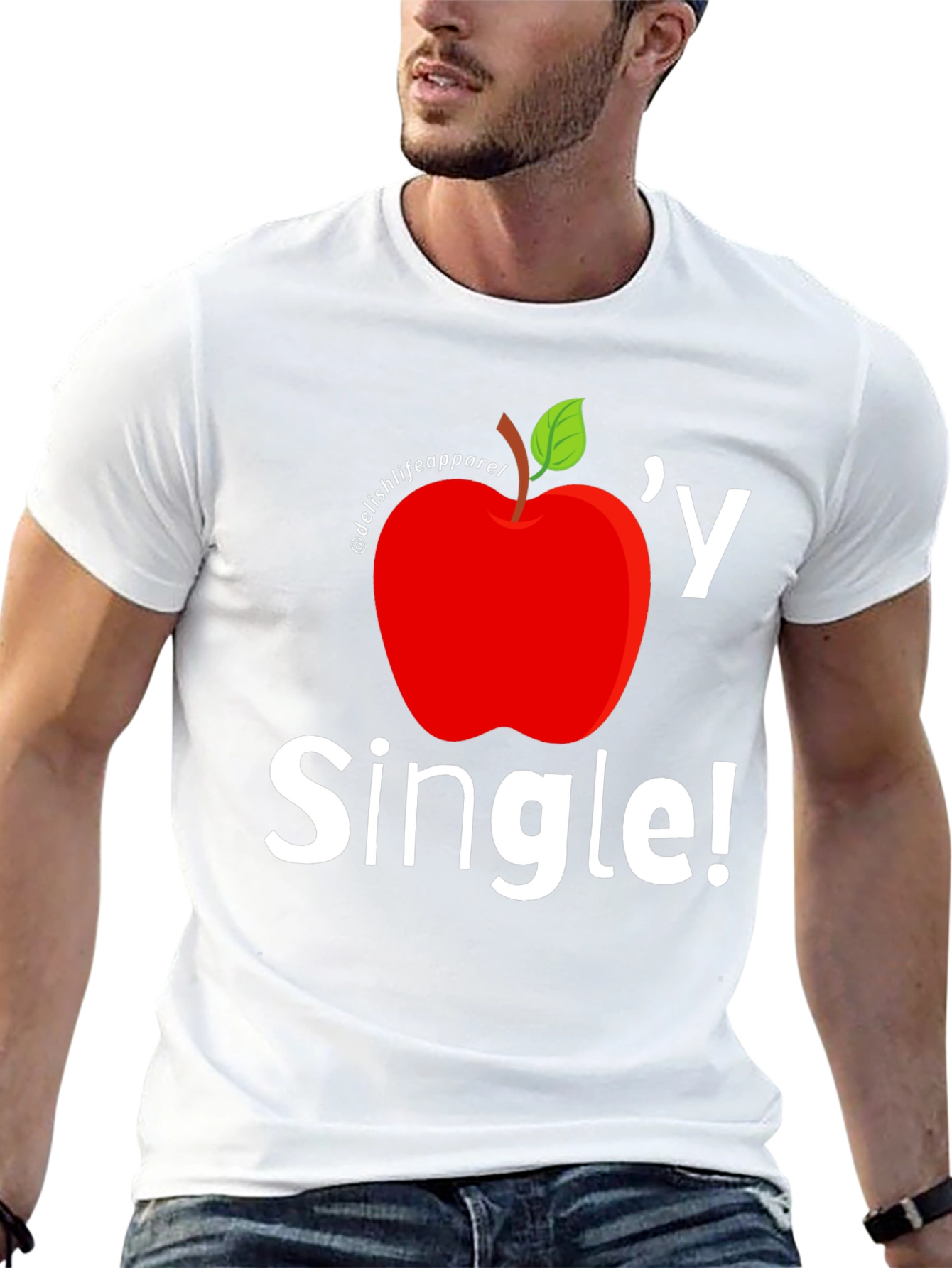 Apple-y Single Graphic T-Shirt