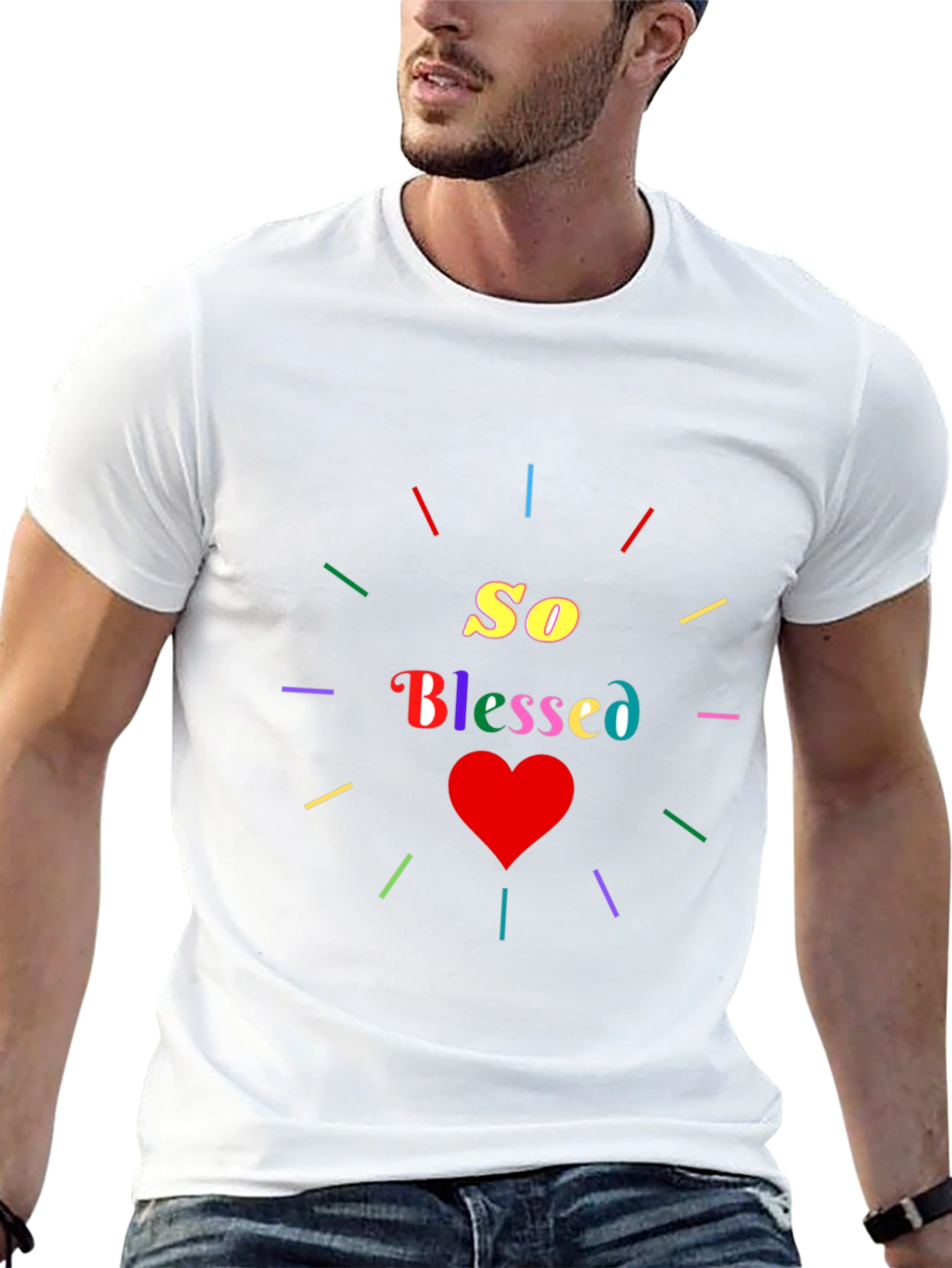 So Blessed Graphic Tee - Stylish Comfort