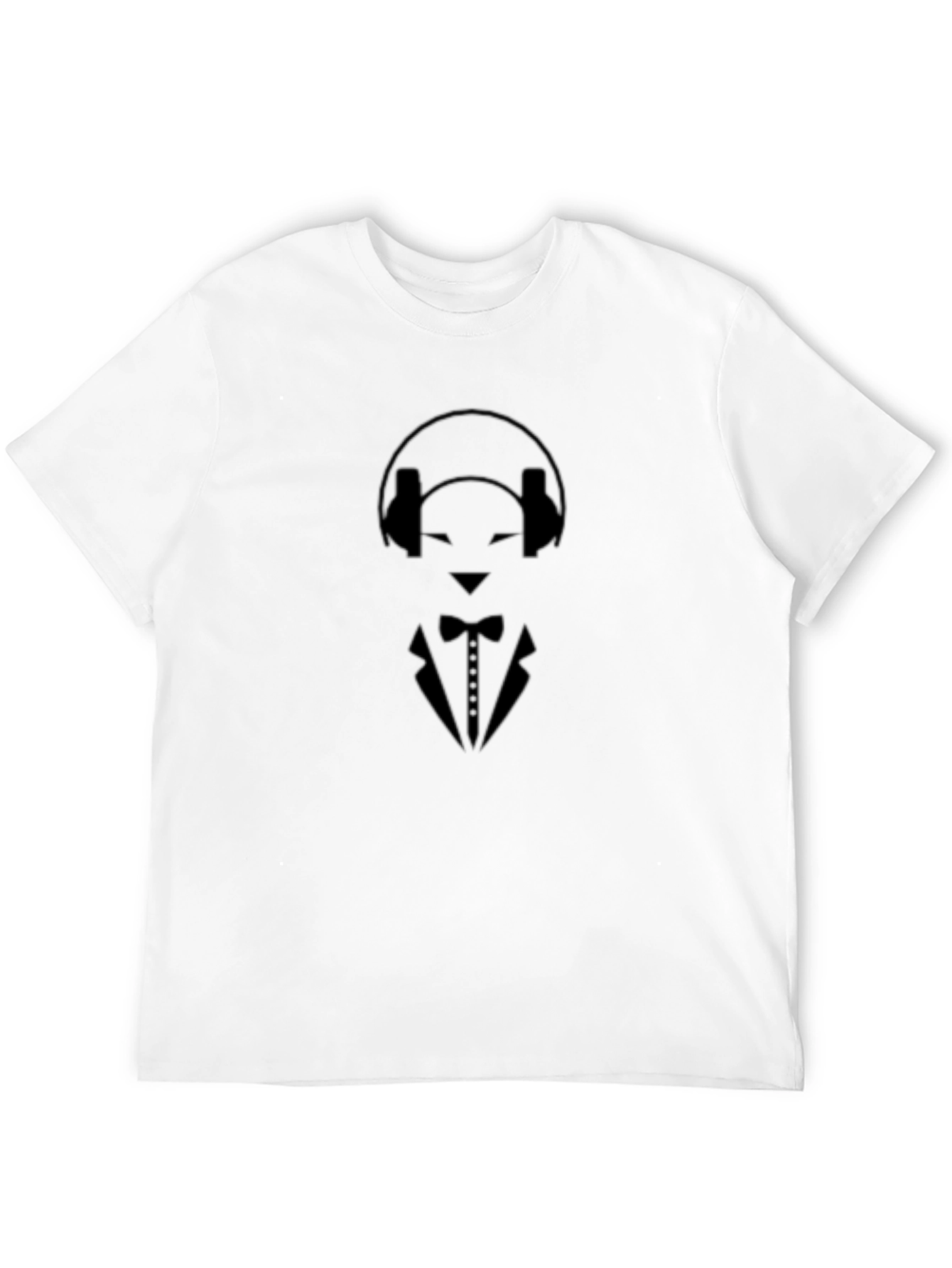 Cool Cat DJ T-Shirt - Black Music Lover Apparel