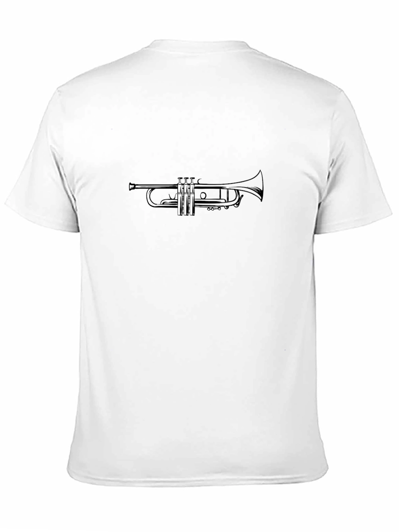 Trumpet Graphic T-Shirt - Music Lover Tee