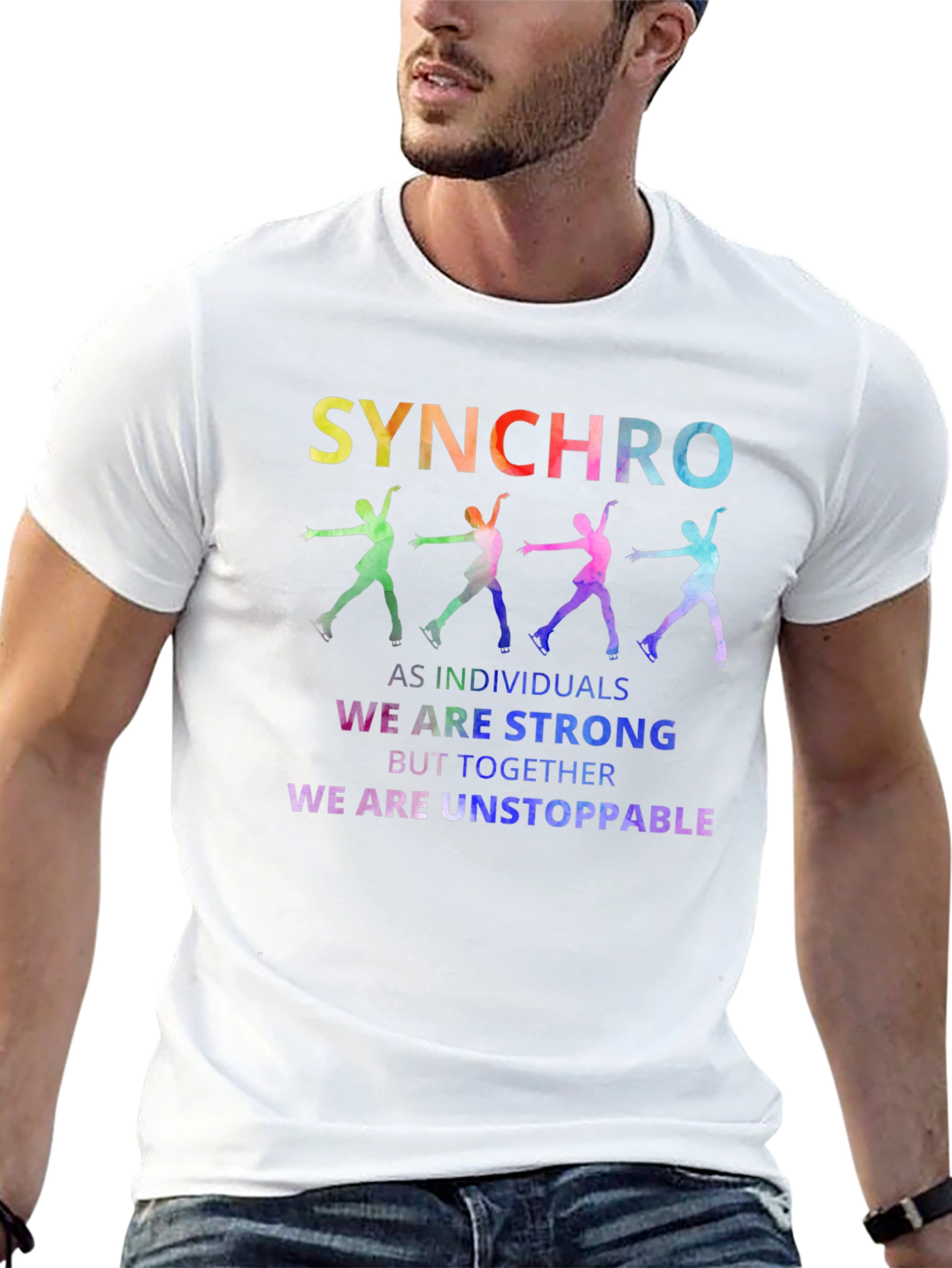 Synchro Ice Skating Team Shirt - Strong & Unstoppable