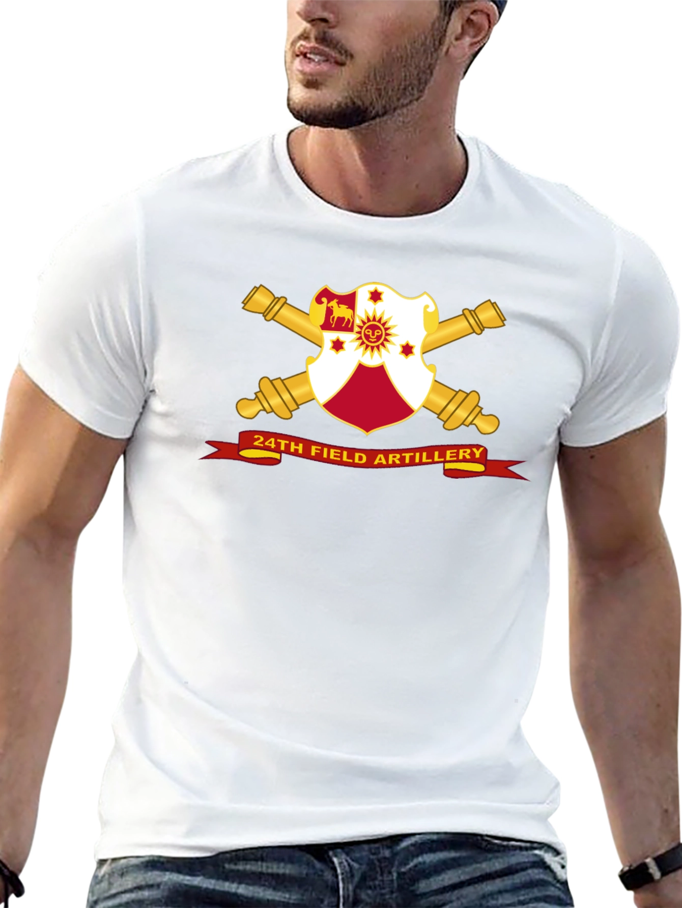 24th Field Artillery T-Shirt: Military Pride Tee