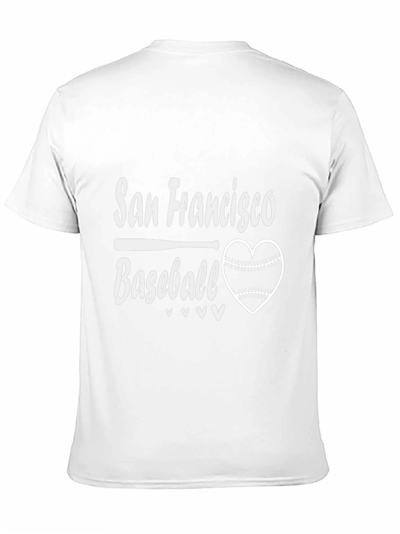 San Francisco Baseball Heart Graphic Tee