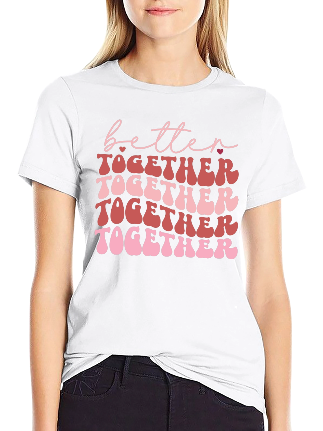 Better Together Graphic Tee - Valentines Day Shirt