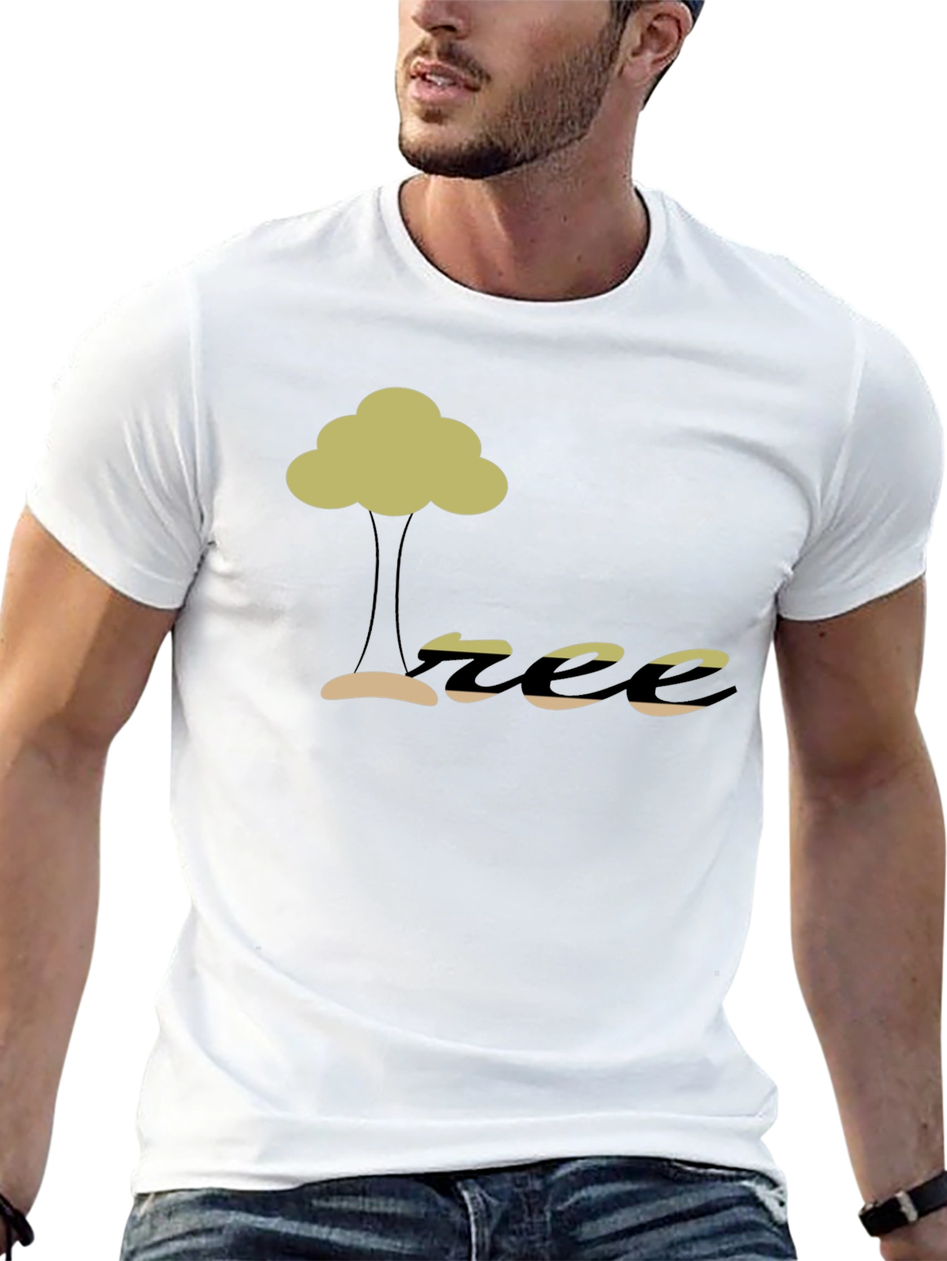 Tree Graphic Black T-Shirt