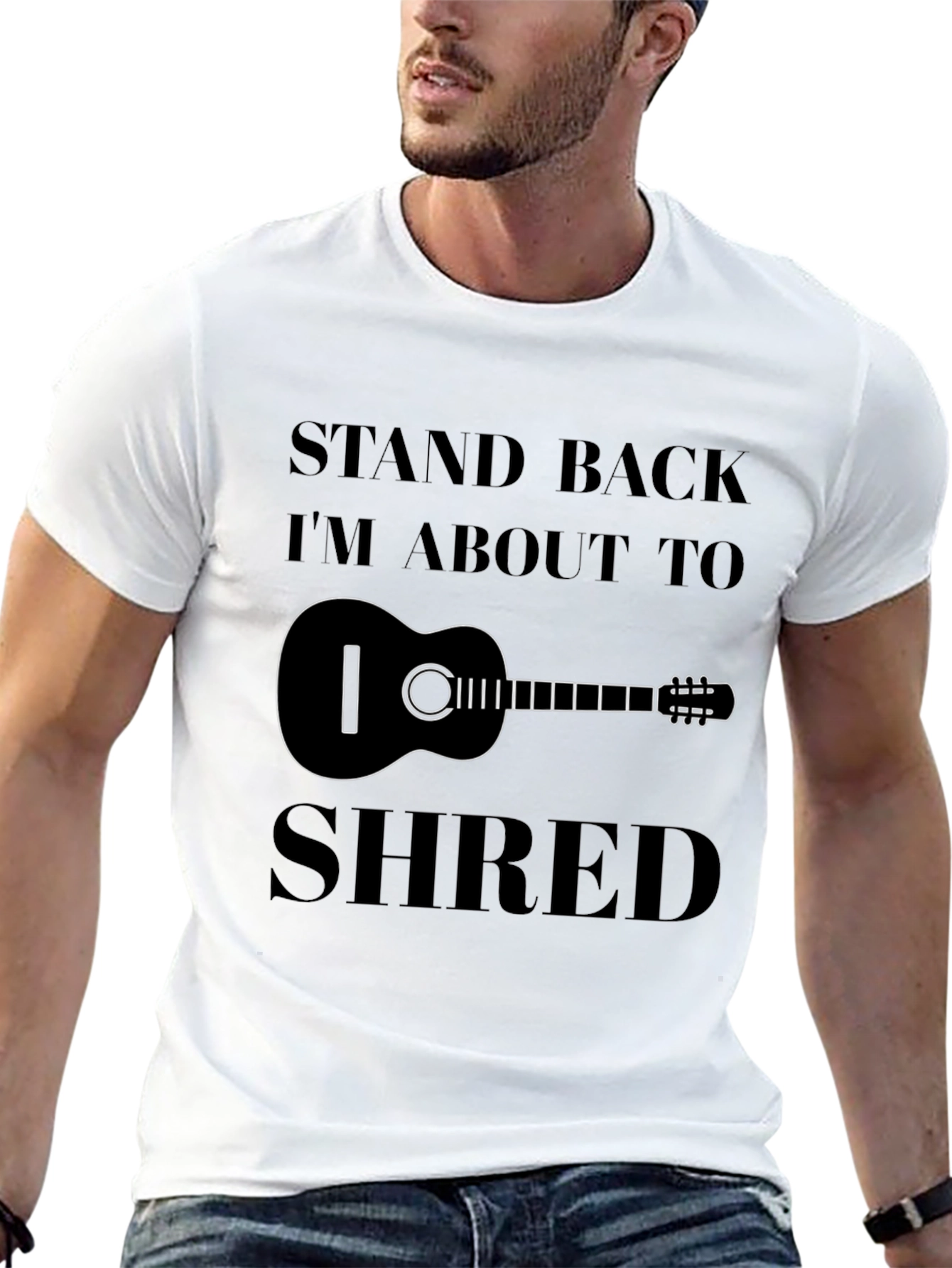 Stand Back Im About To Shred - Guitar T-Shirt