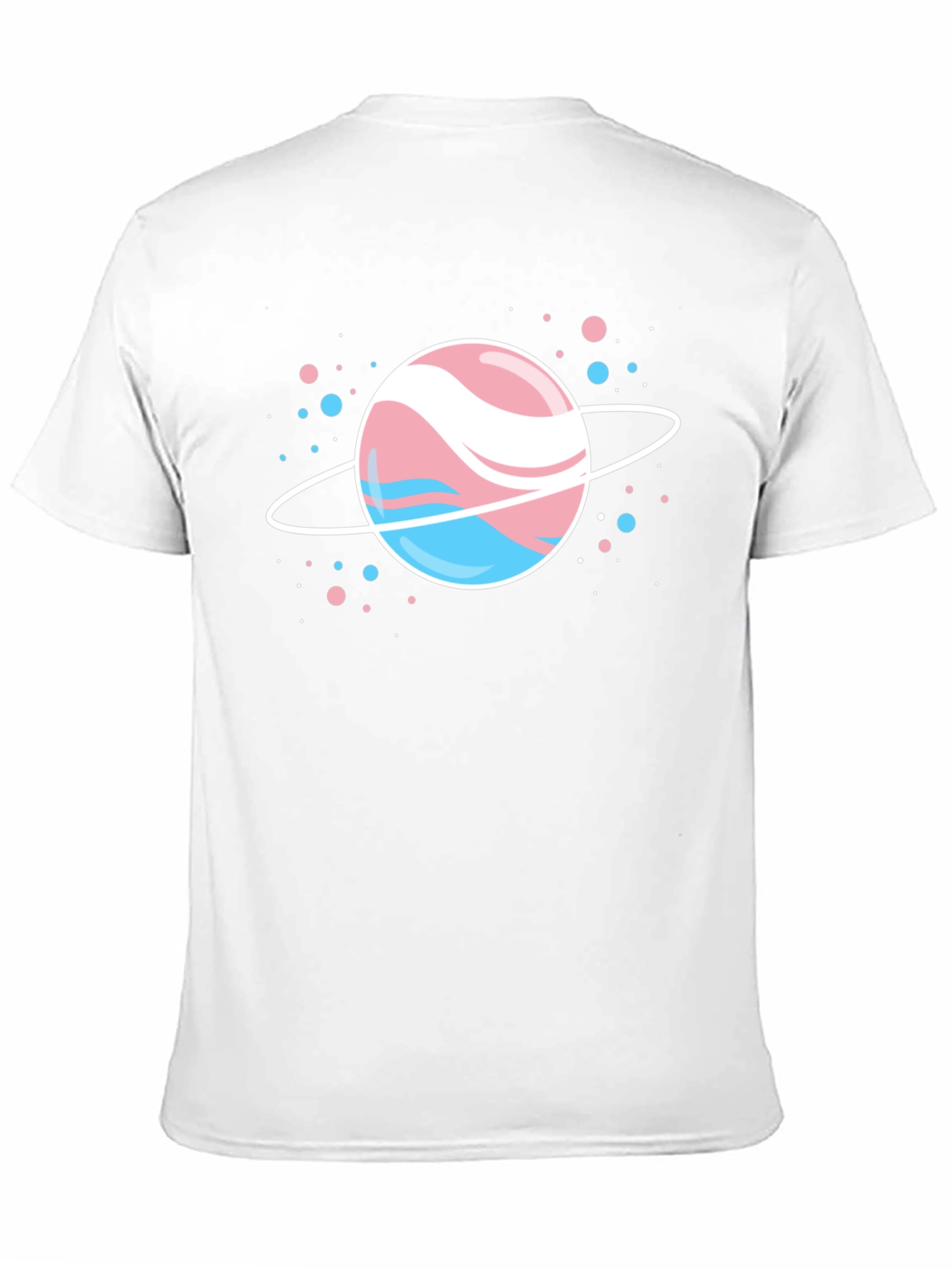 Transgender Pride Planet T-Shirt - Black
