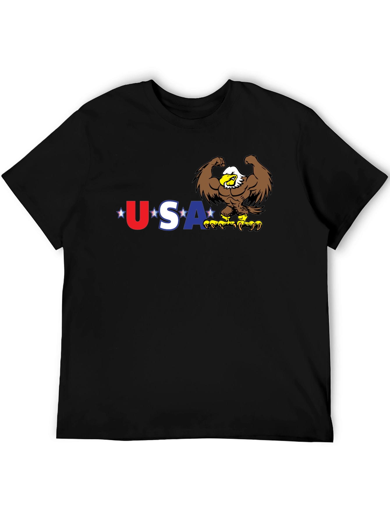 USA Eagle Graphic T-Shirt - Patriotic Design