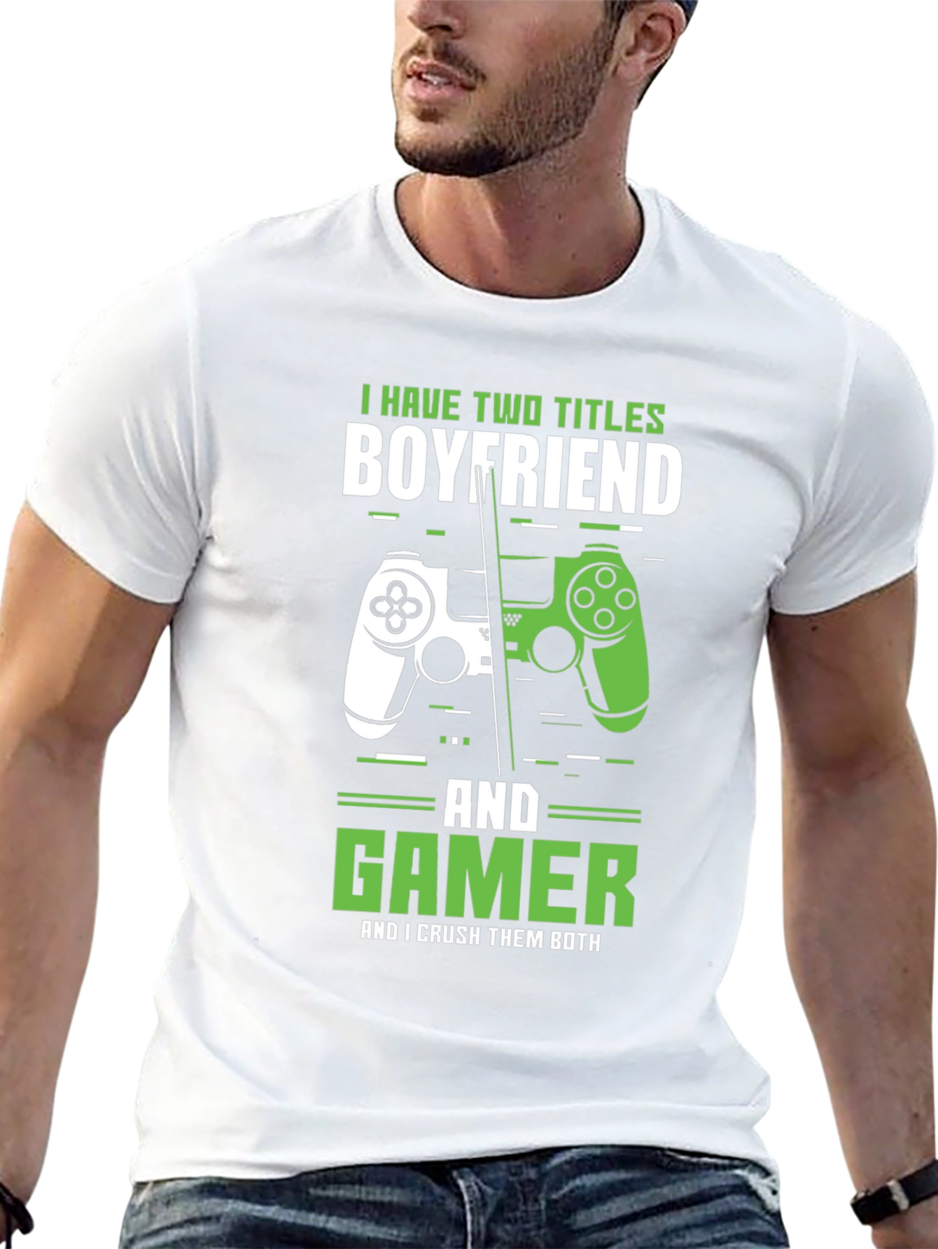 Boyfriend Gamer T-Shirt Funny Gift for Him