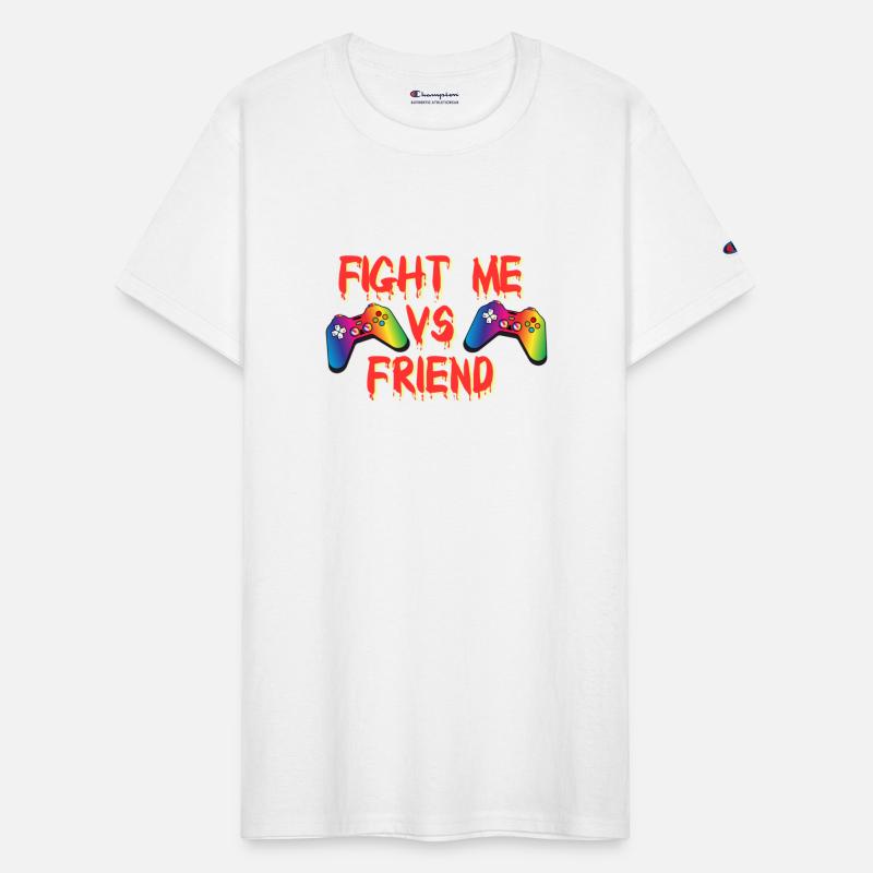Retro Gaming Joystick Funny with friend T-Shirt