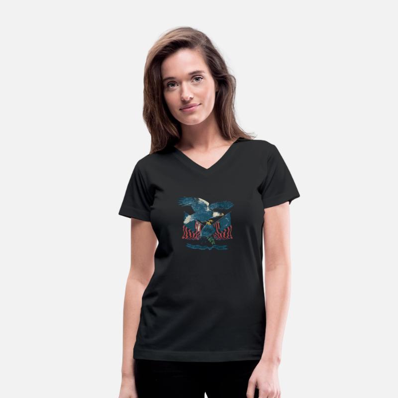 retro patriotic eagle