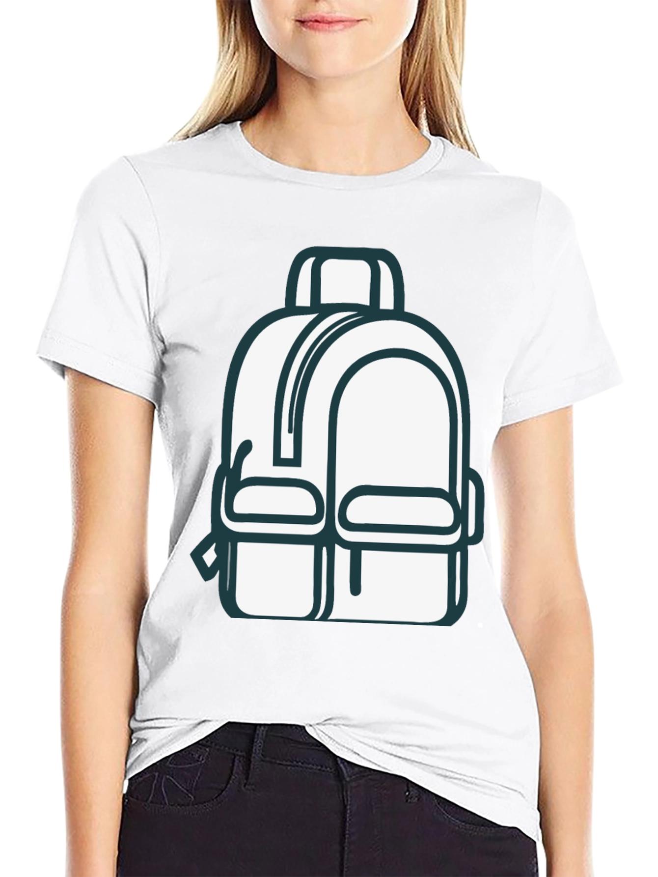 Backpack Graphic Tee - Casual Comfort