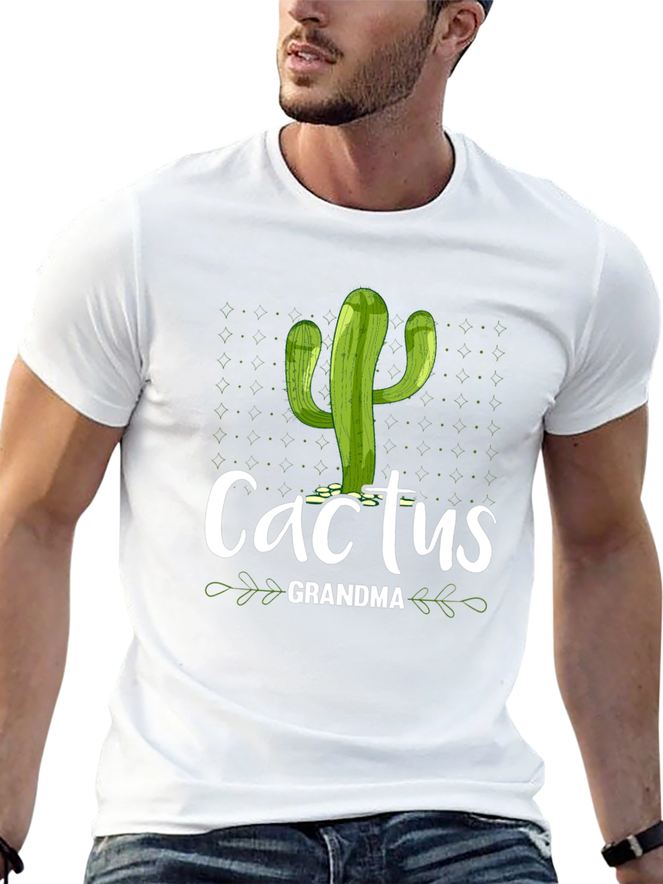 Cactus Grandma T-Shirt - Novelty Graphic Tee