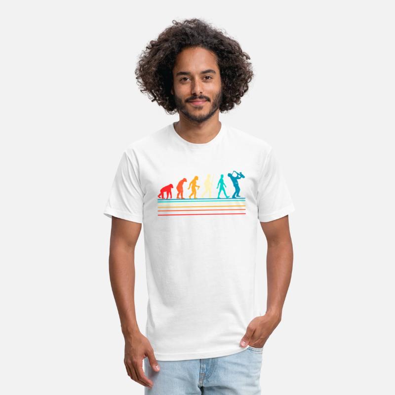 Saxophone Retro Vintage Evolution Of