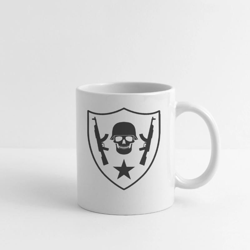 Skull and rifles coat of arms 02