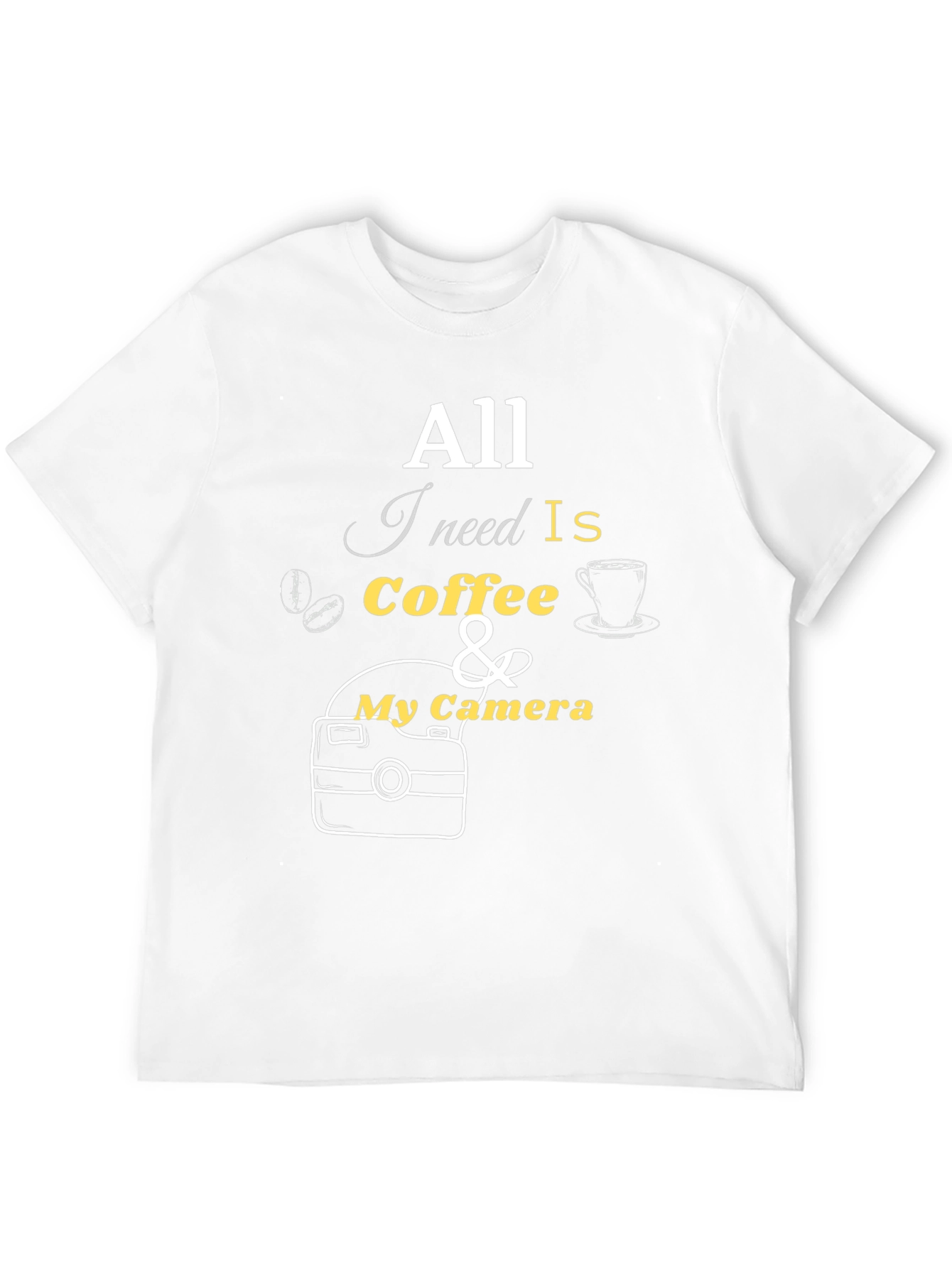 Coffee & Camera Graphic Tee - Photographers Essential