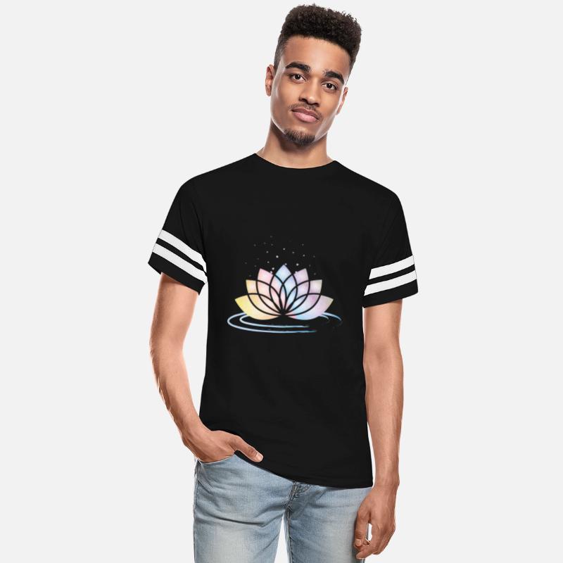 Stylized Pastel Flower Symbol with Water