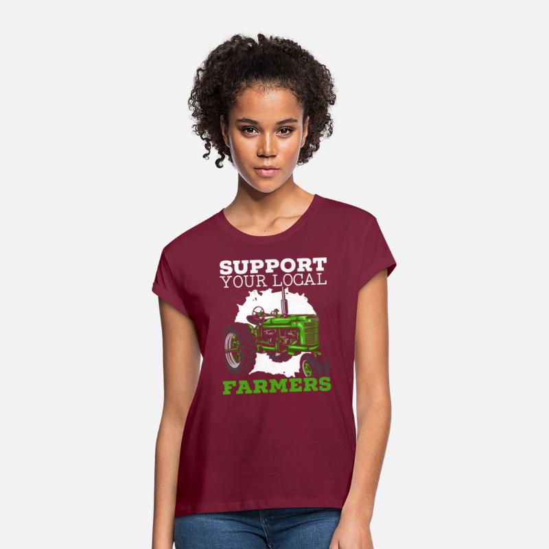 Support Your Local Farmers Farming Farm Tractor