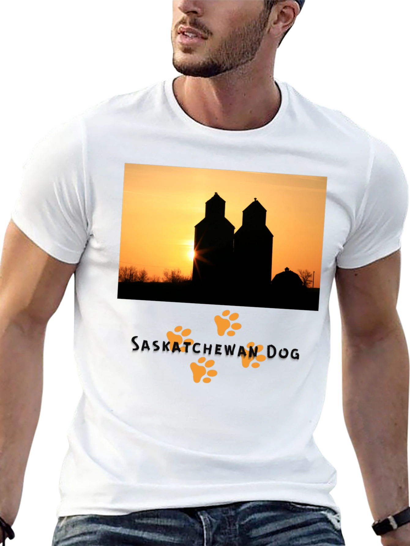Saskatchewan Sunset Silhouette Tee