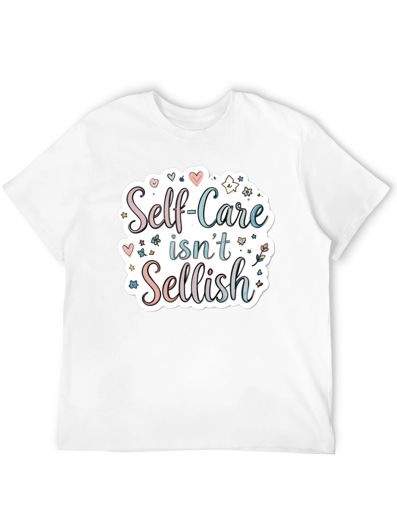 Self-Care Isnt Selfish Black T-Shirt