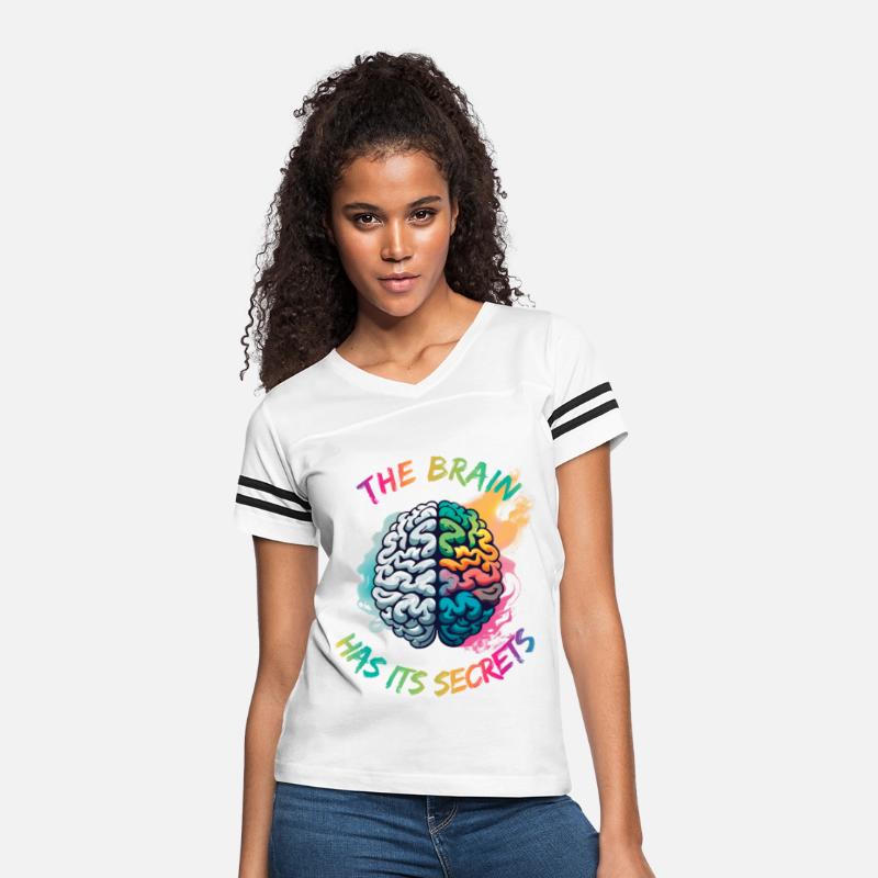 Two halves of the brain with text