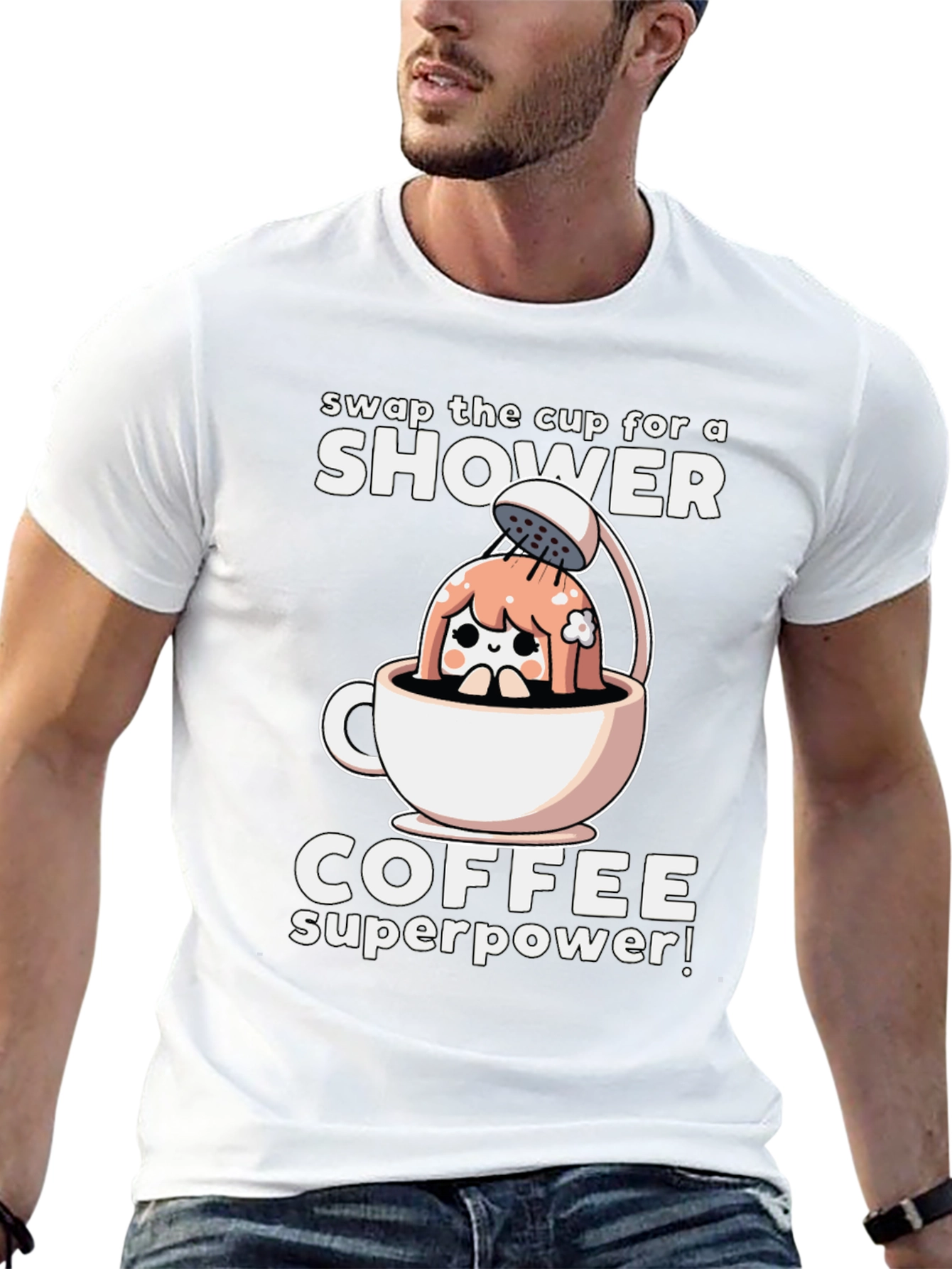 Coffee Shower Superpower T-Shirt