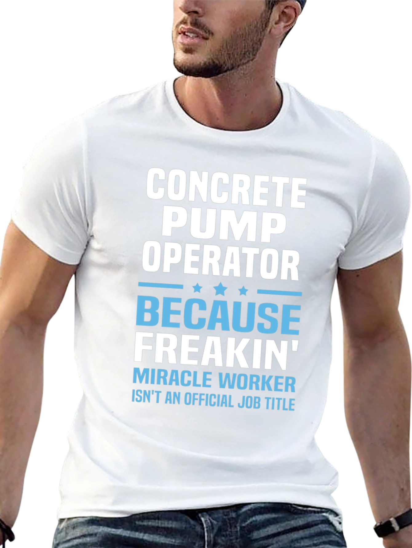 Concrete Pump Operator Funny Job Title T-Shirt