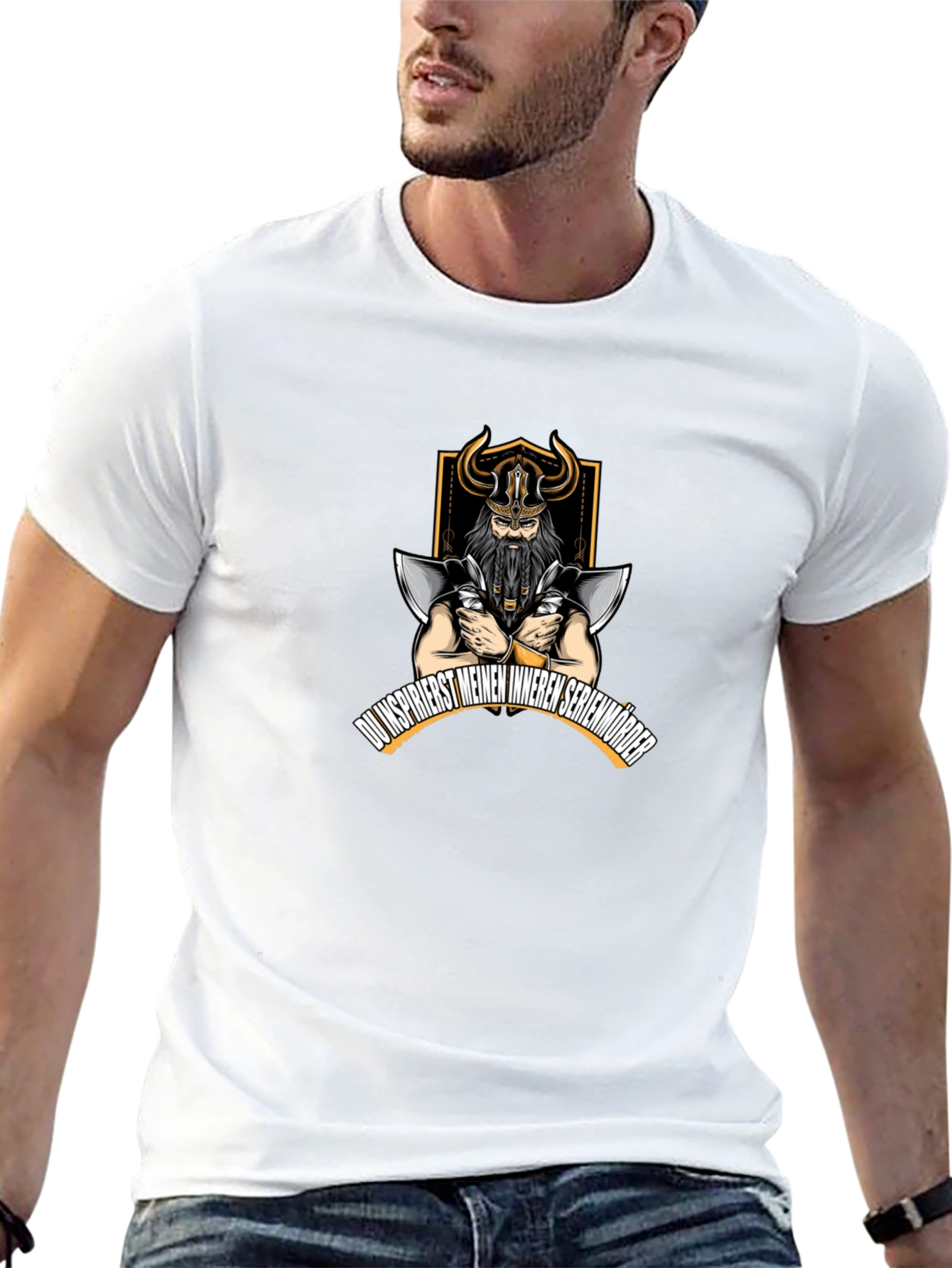 Viking Serial Killer Graphic T-Shirt