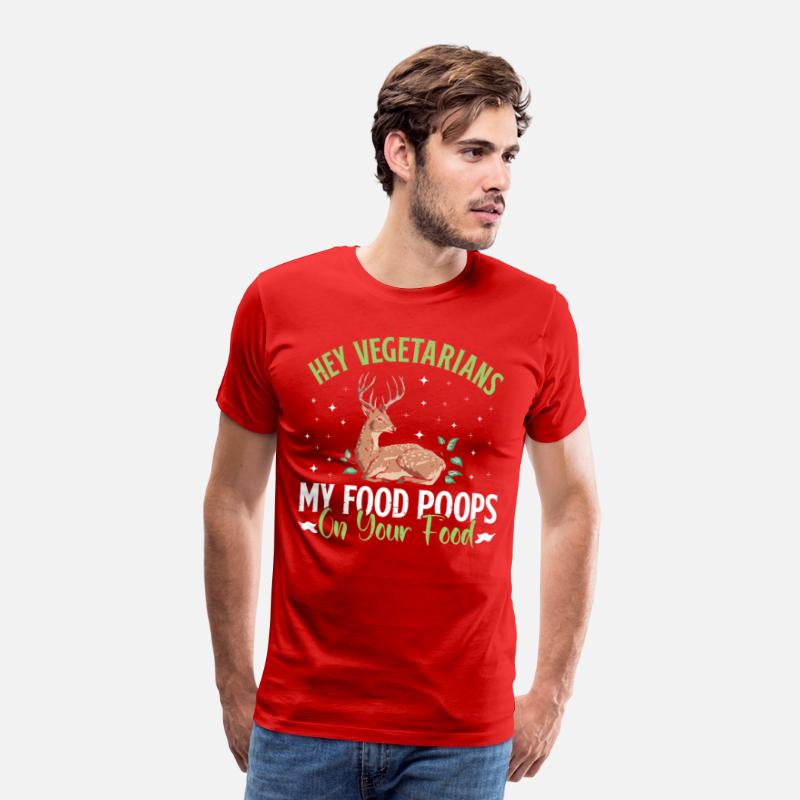 VEGETARIANS! MY FOOD POOPS ON YOUR FOOD Funny