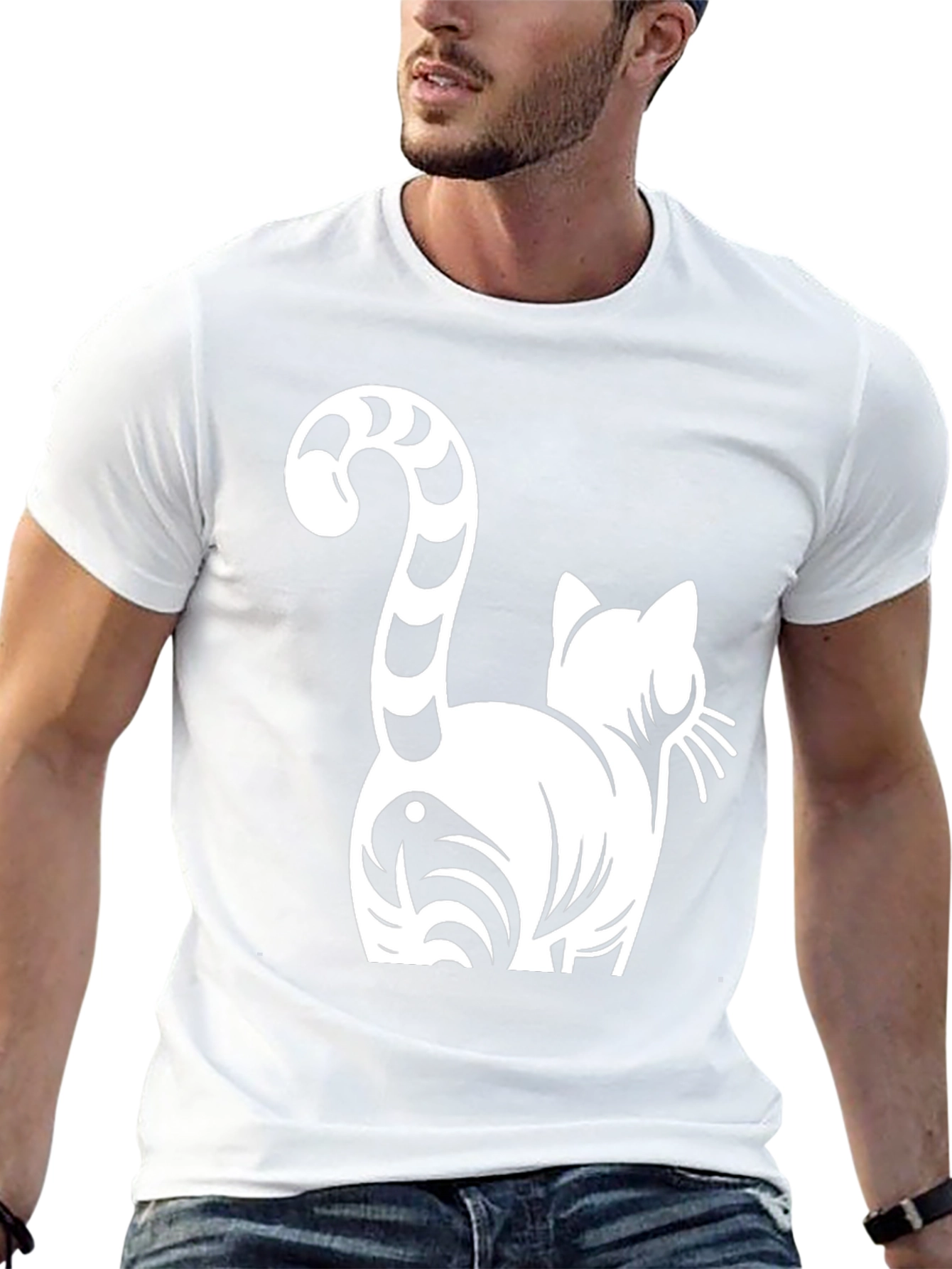 Cool Cat Graphic T-Shirt