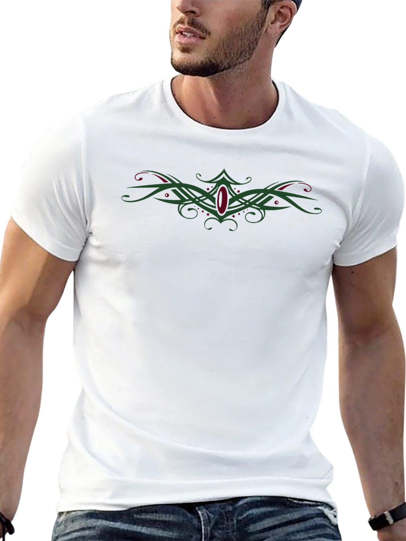 Tribal Eye Graphic Black T-Shirt