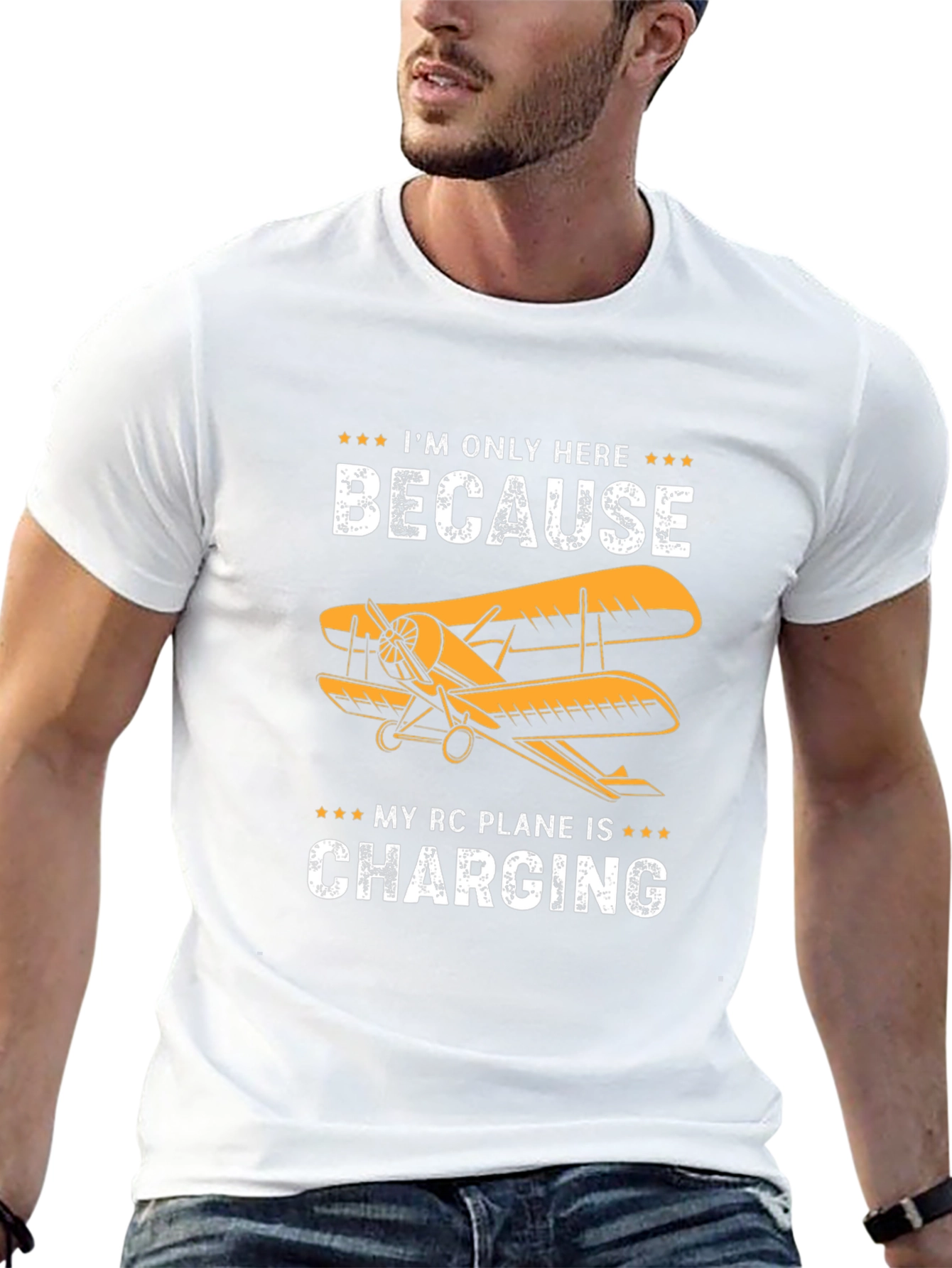 RC Plane Charging Graphic Tee