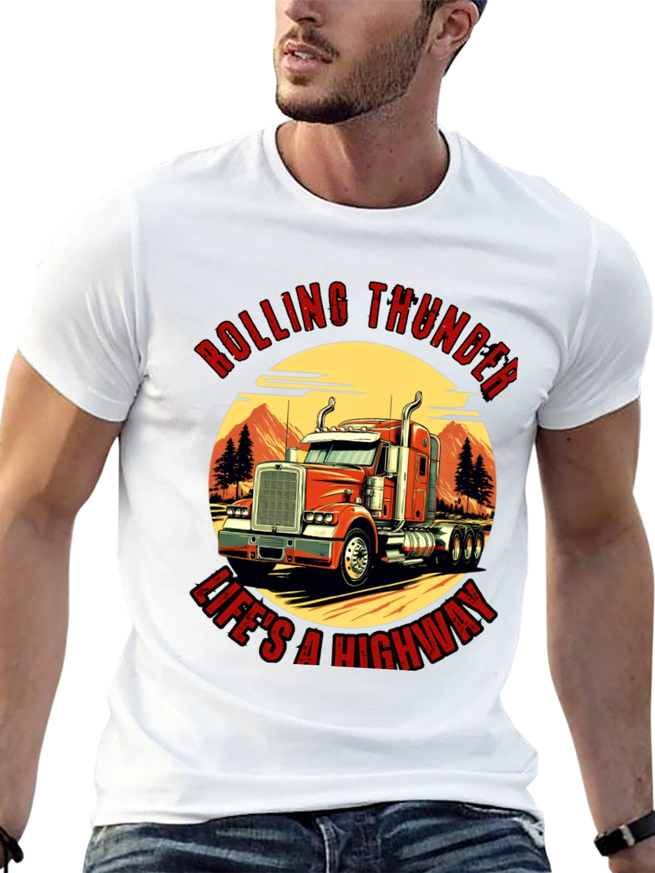 Rolling Thunder Trucker T-Shirt