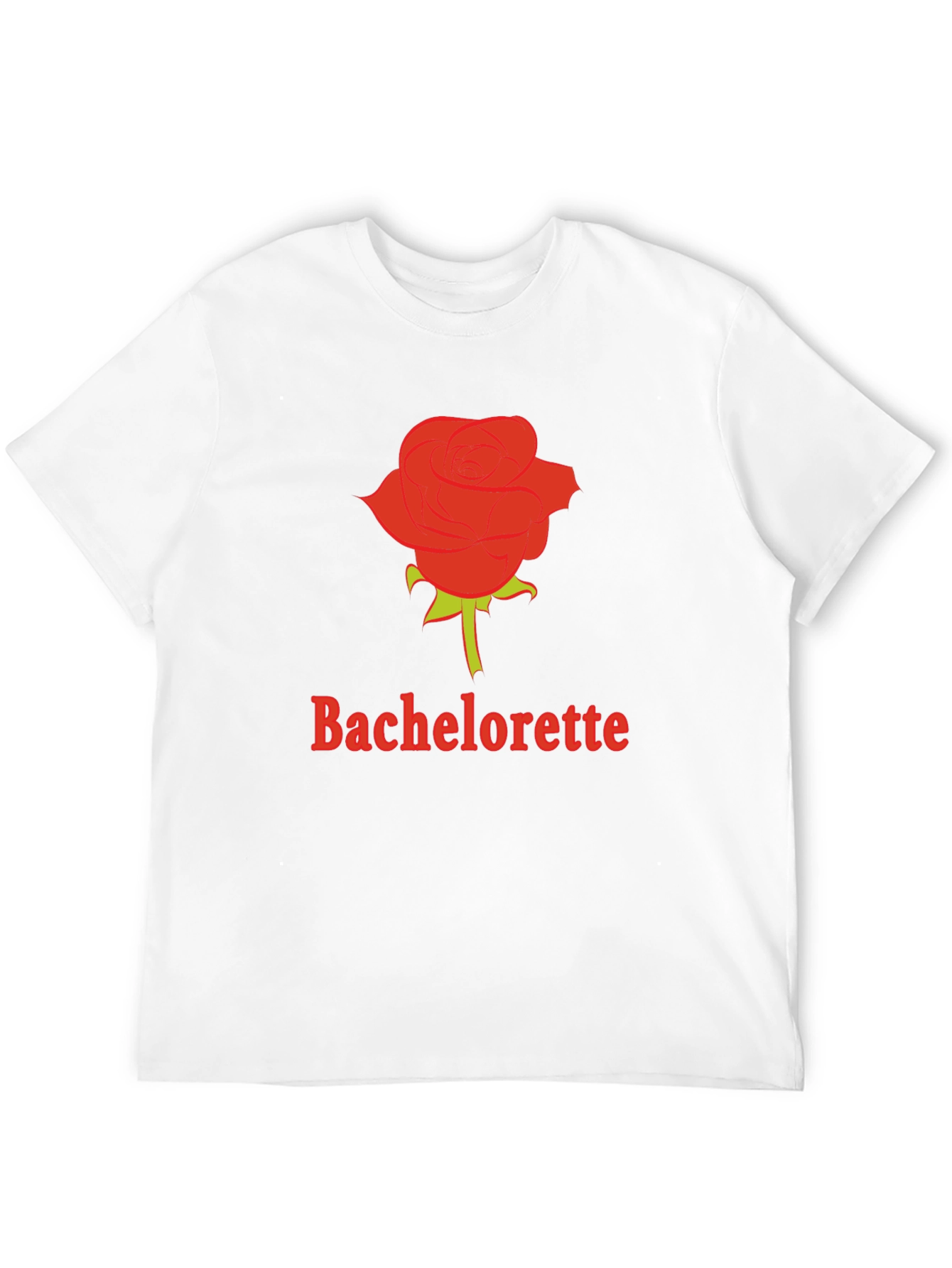 Bachelorette Rose Graphic T-Shirt - Party Ready!