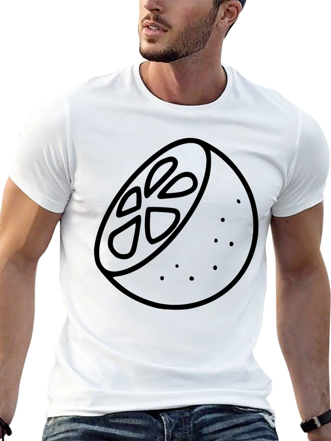 Citrus Graphic Tee - Black Unisex T-Shirt