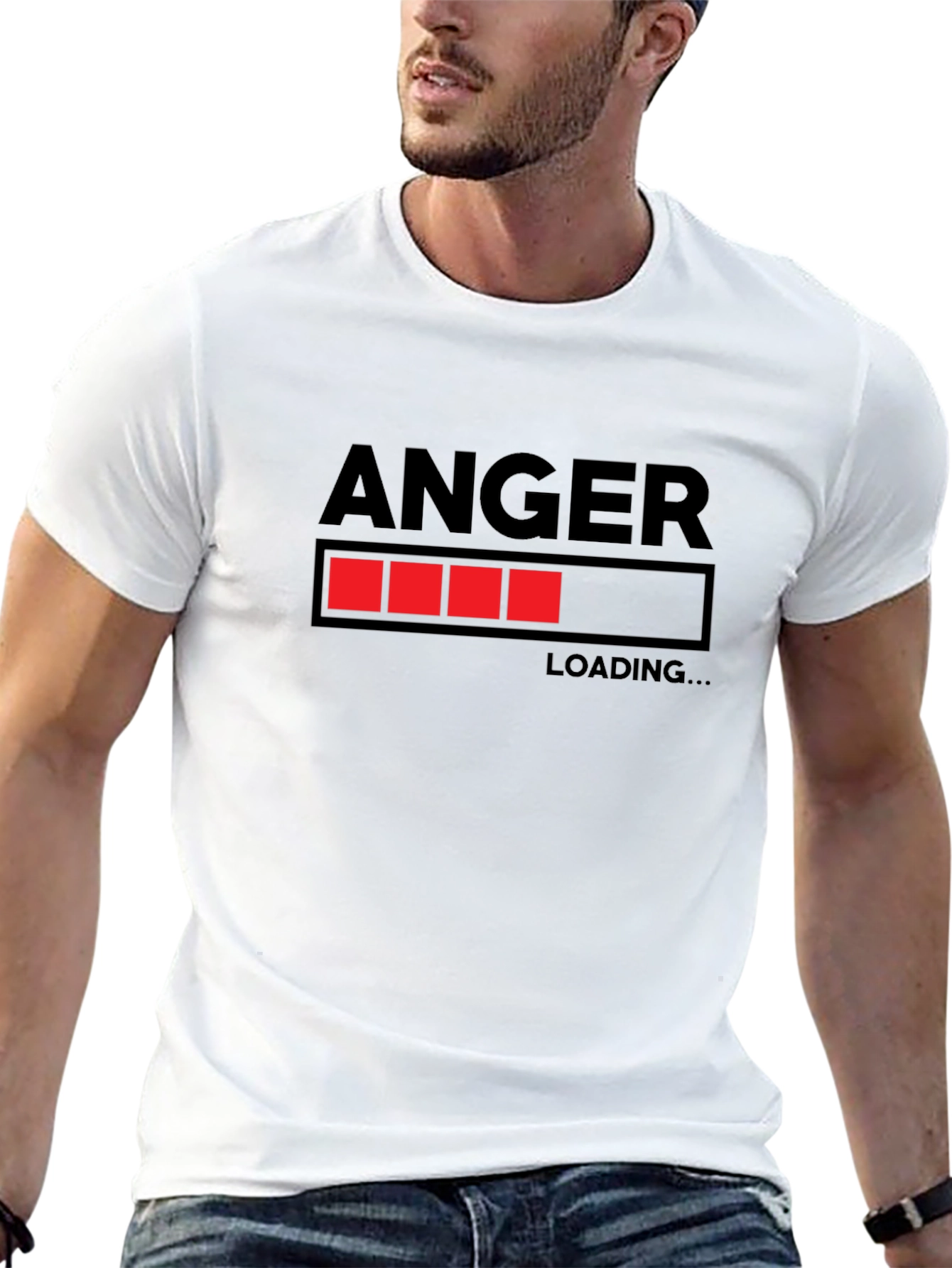 Anger Loading T-Shirt - Funny Graphic Tee