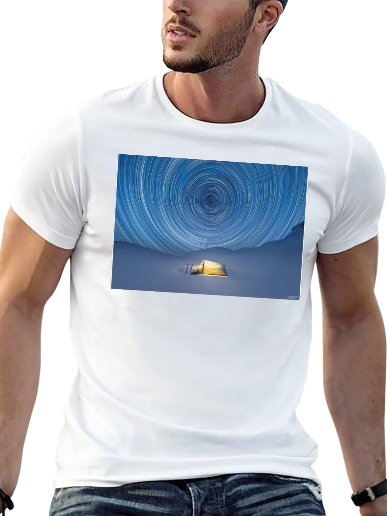 Star Trails Camping Trip Graphic Tee