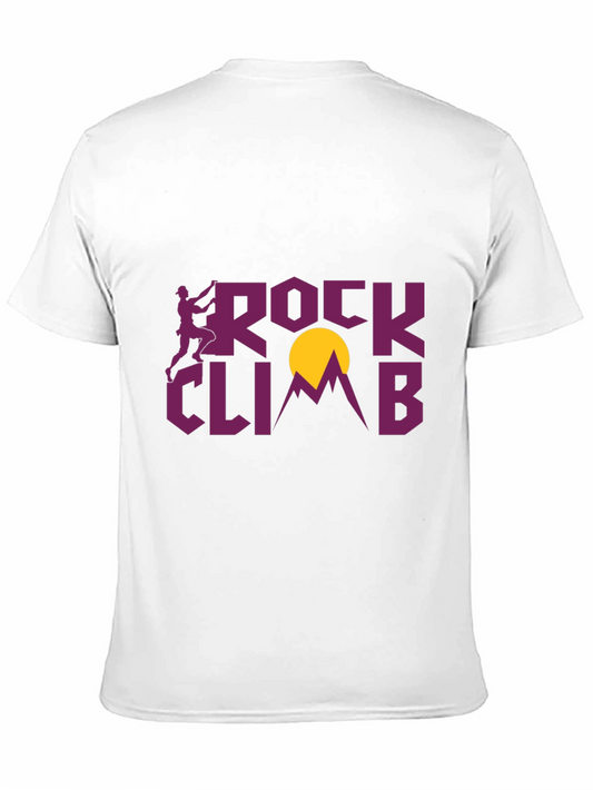 Rock Climb Graphic Tee - Mountain Adventure Shirt