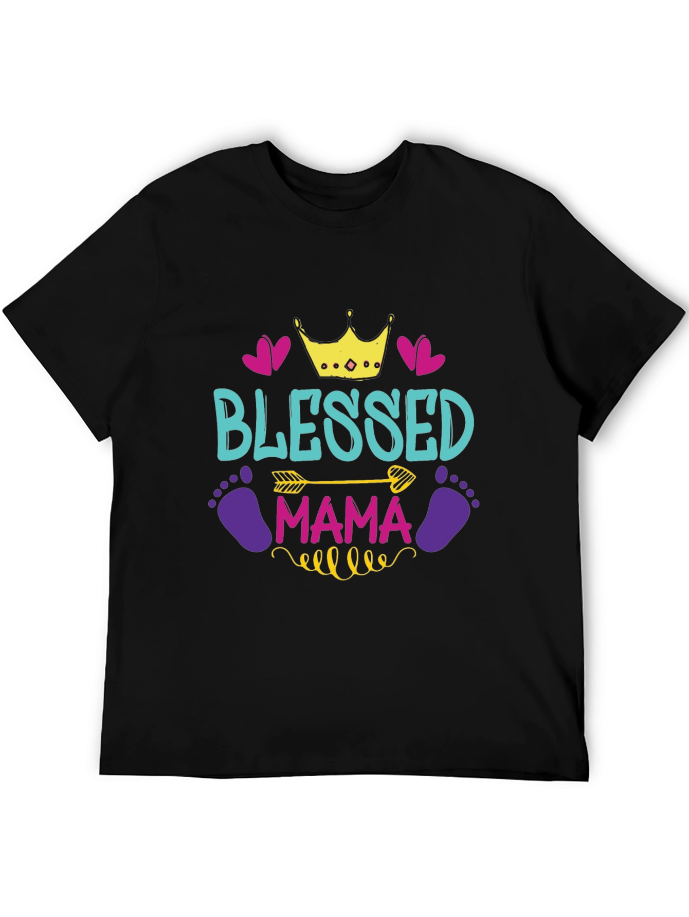 Blessed Mama Graphic Tee - Moms Gift