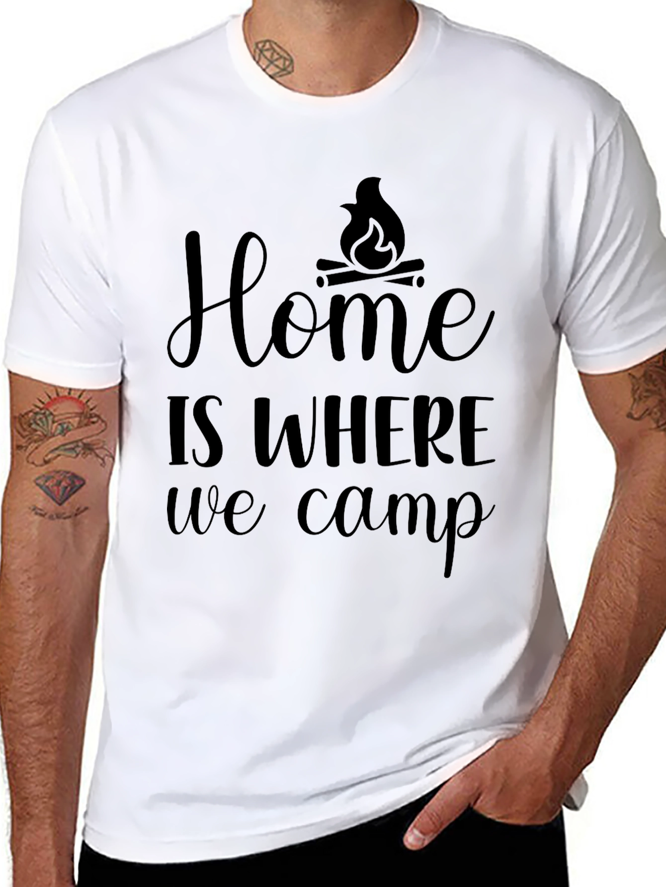 Camping T-Shirt - Home Is Where We Camp
