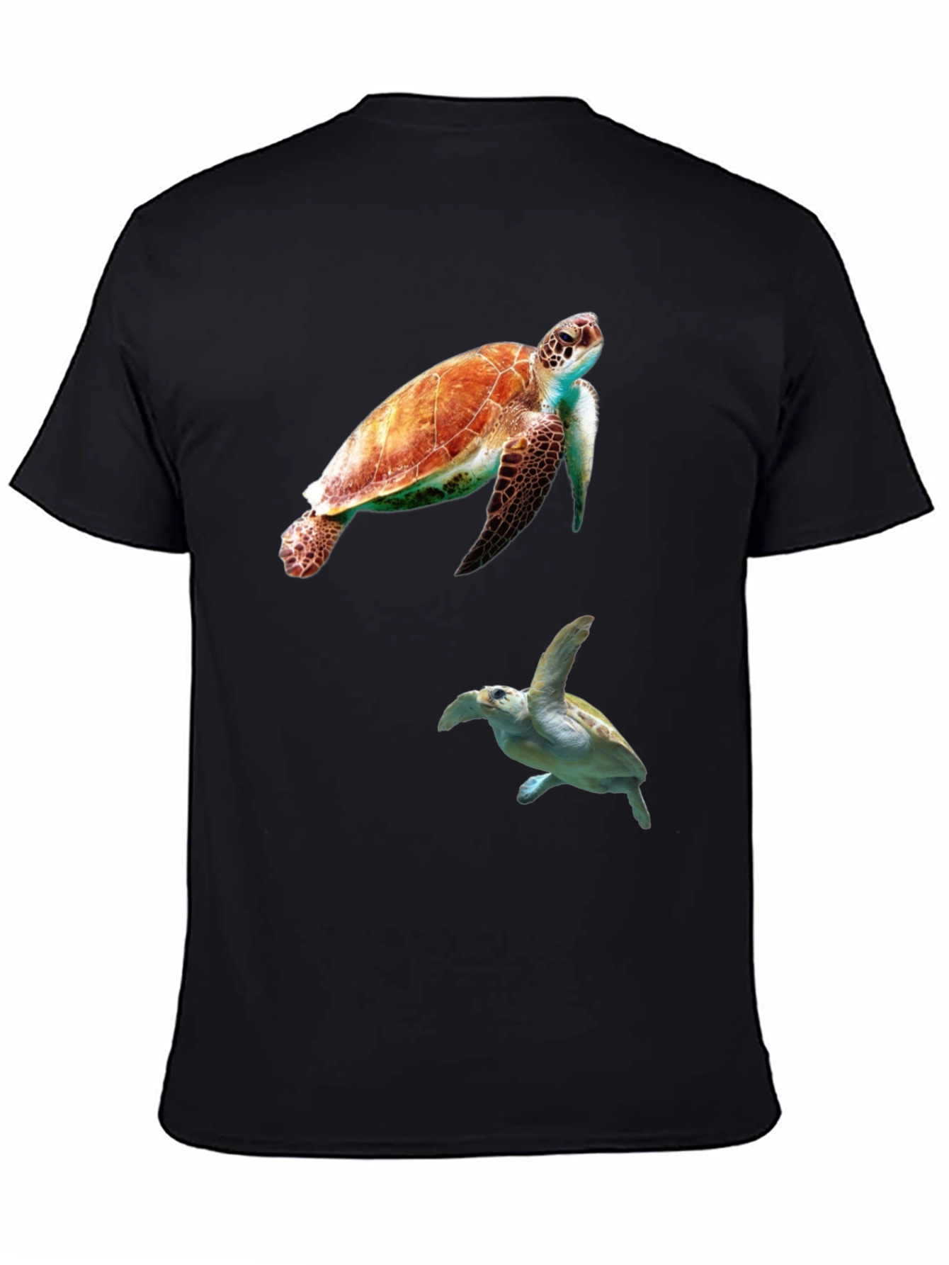 Turtle Graphic Tee - Ocean Life Design