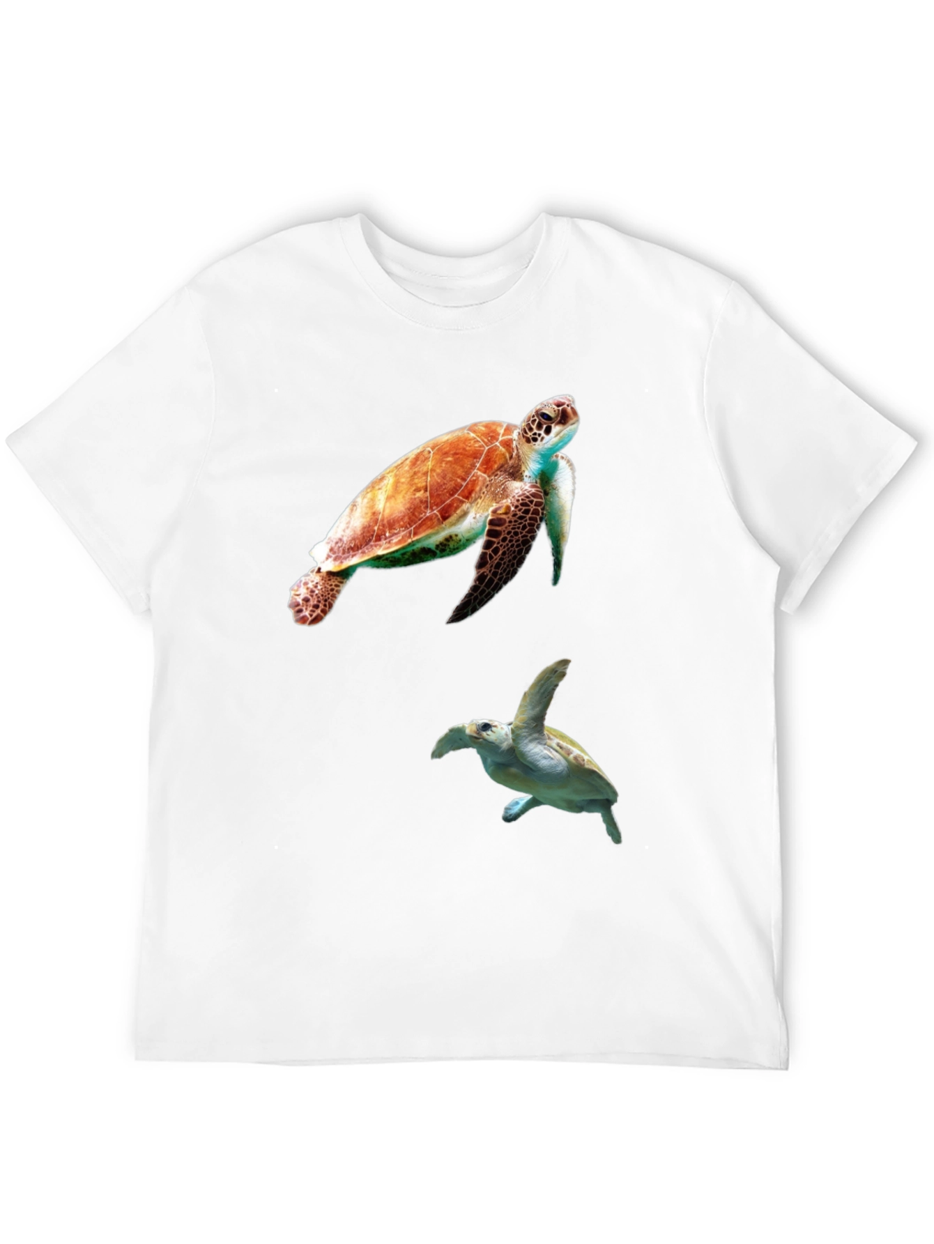 Turtle Graphic Tee - Ocean Life Design