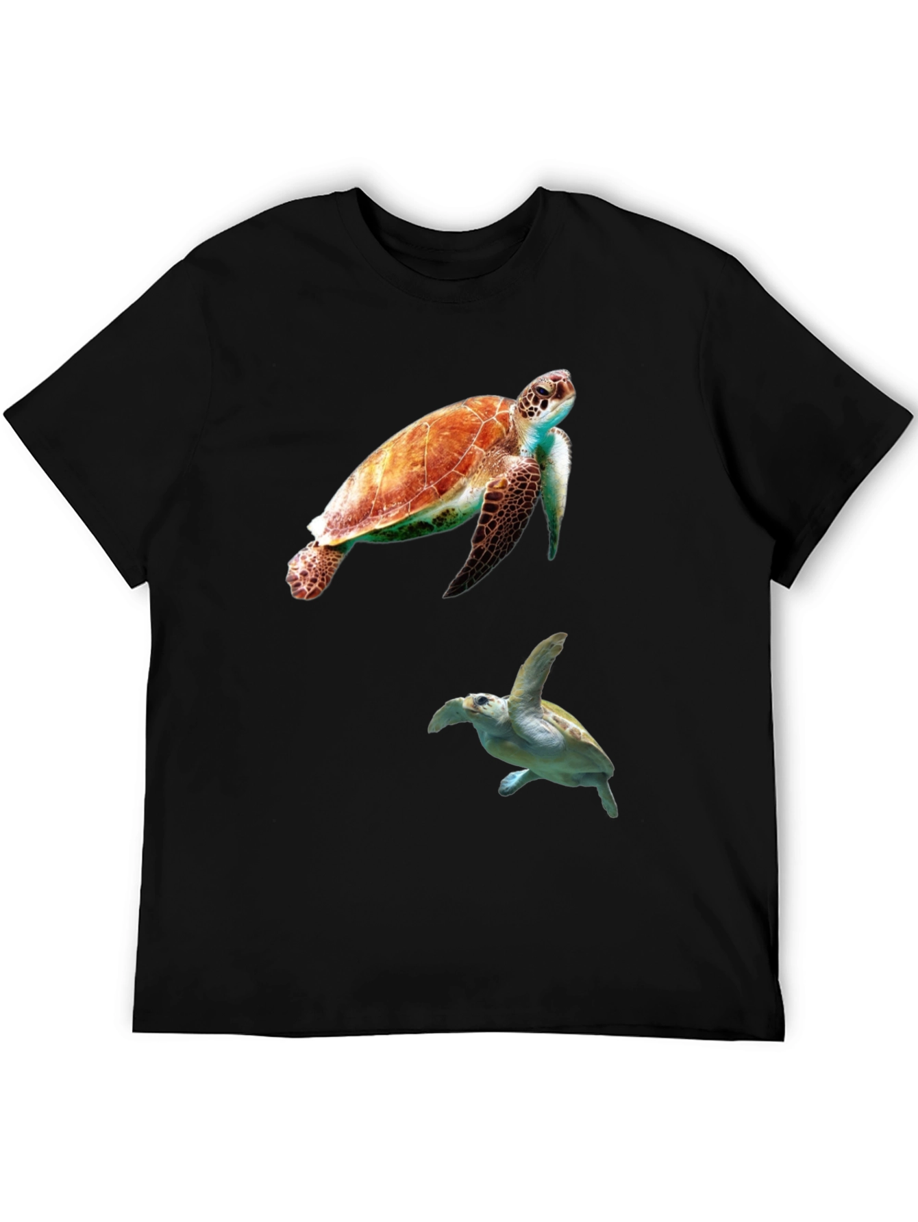 Turtle Graphic Tee - Ocean Life Design